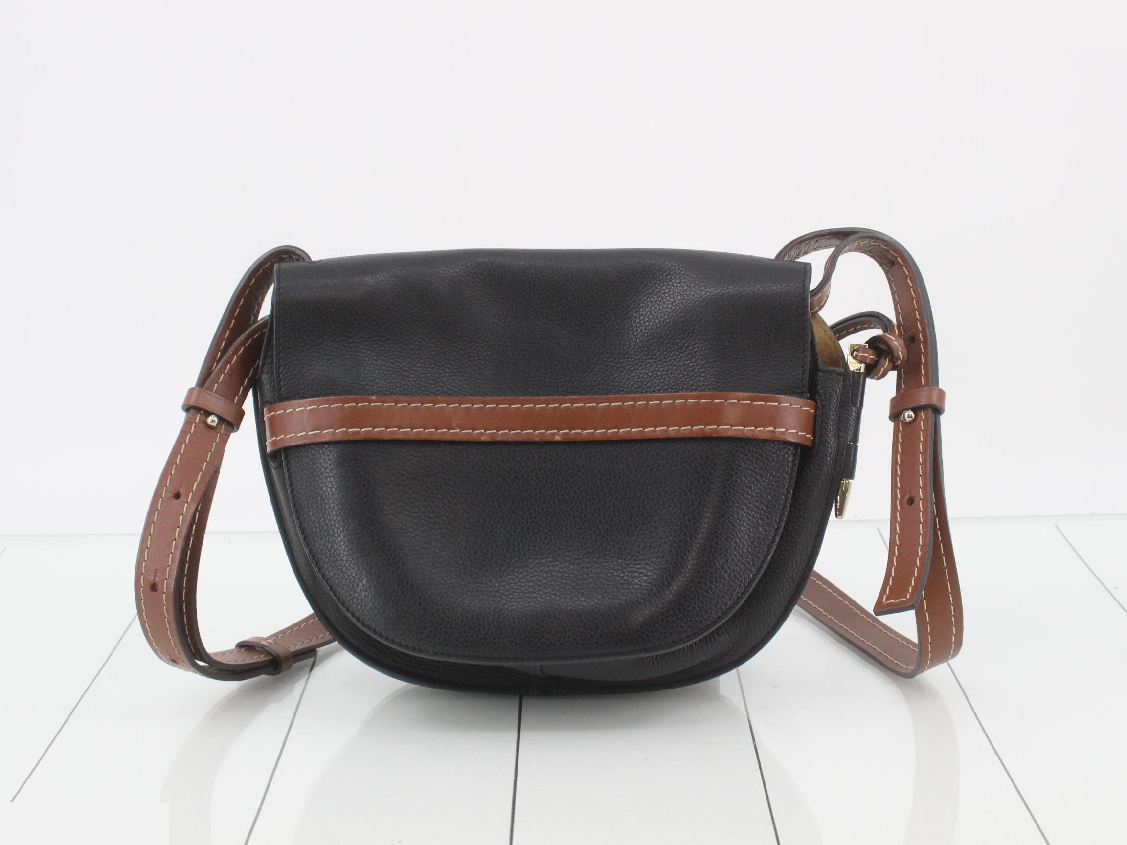 Gate Bag Leather Shoulder Bag, Two-Tone — view 2