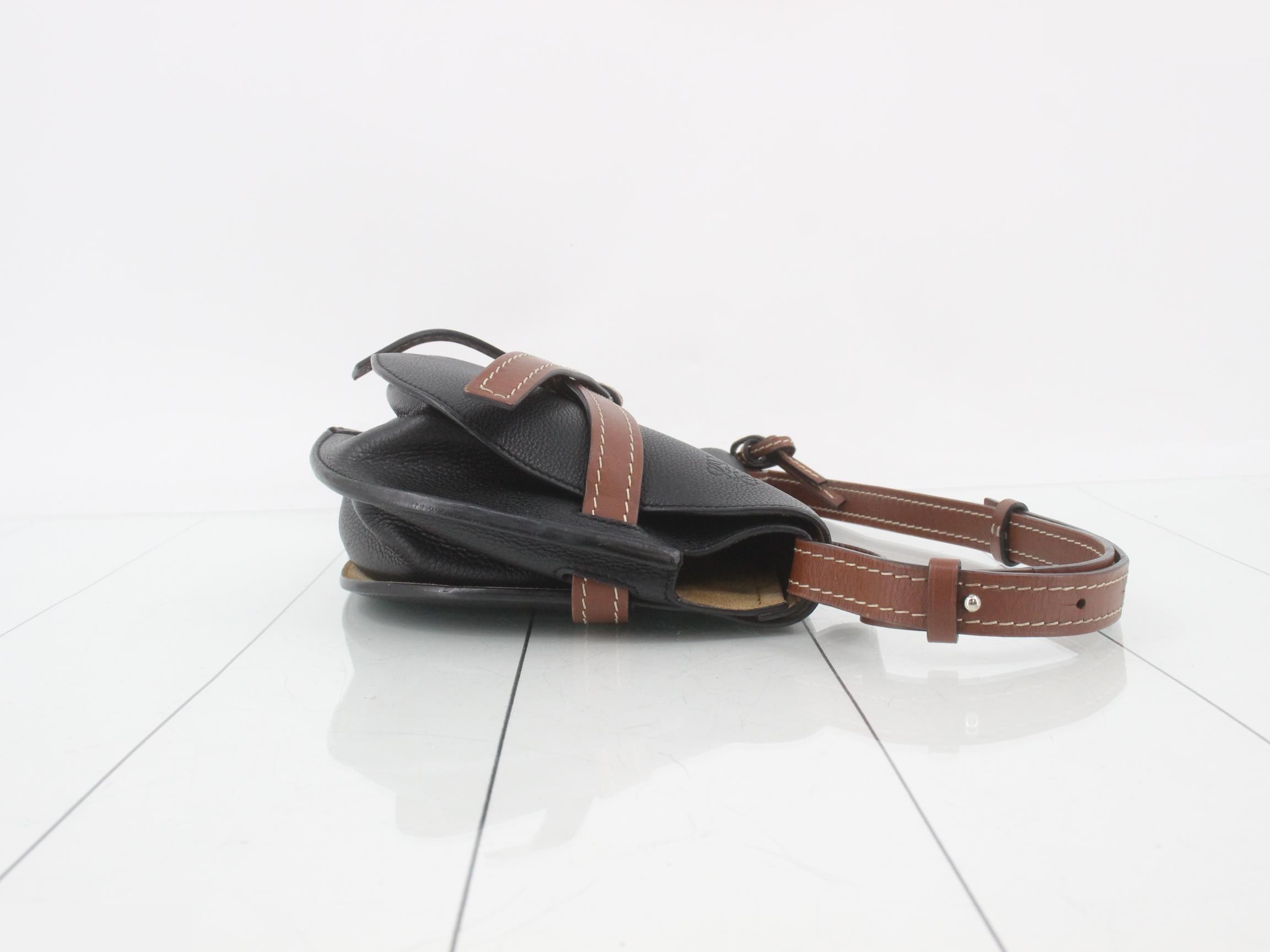 Gate Bag Leather Shoulder Bag, Two-Tone — view 3