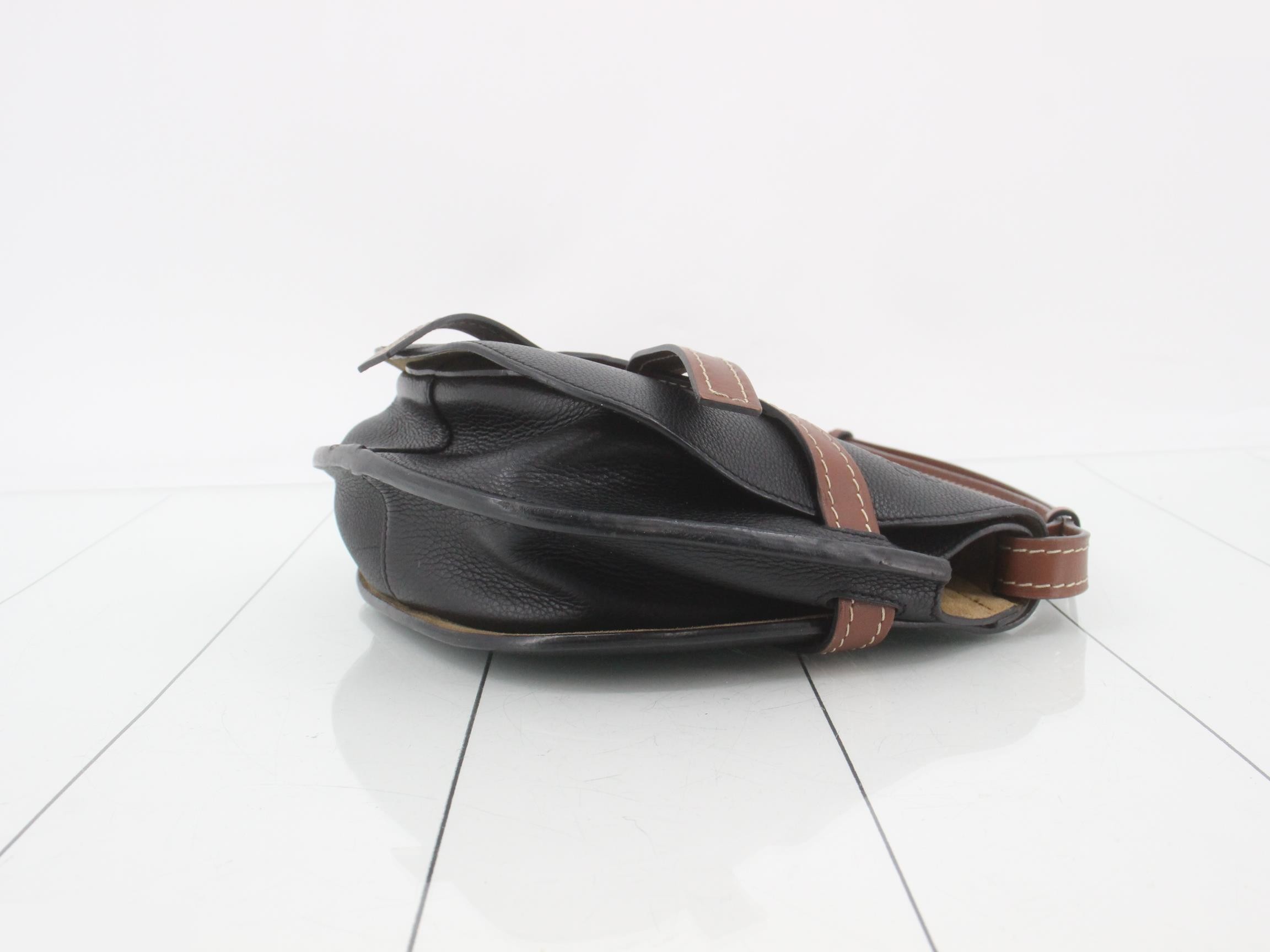 Gate Bag Leather Shoulder Bag, Two-Tone — view 6