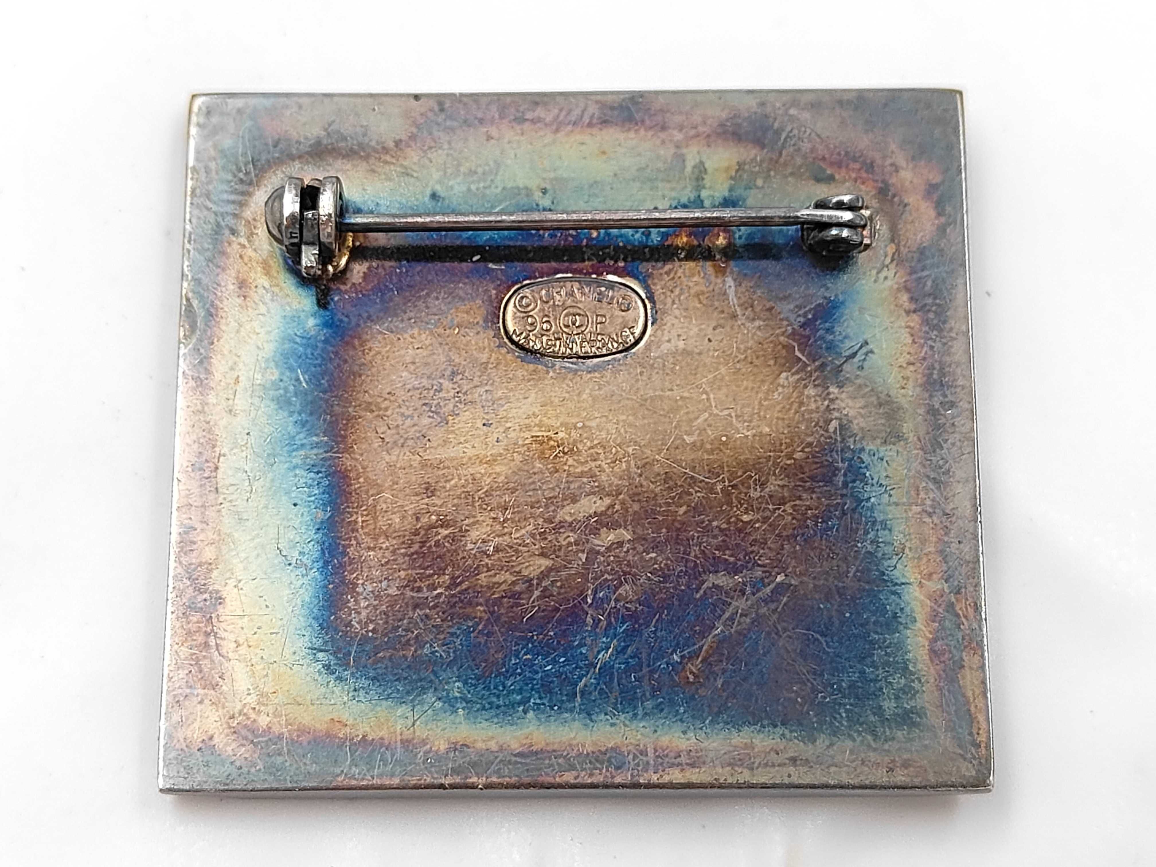 Coco Mark Square Brooch — view 2