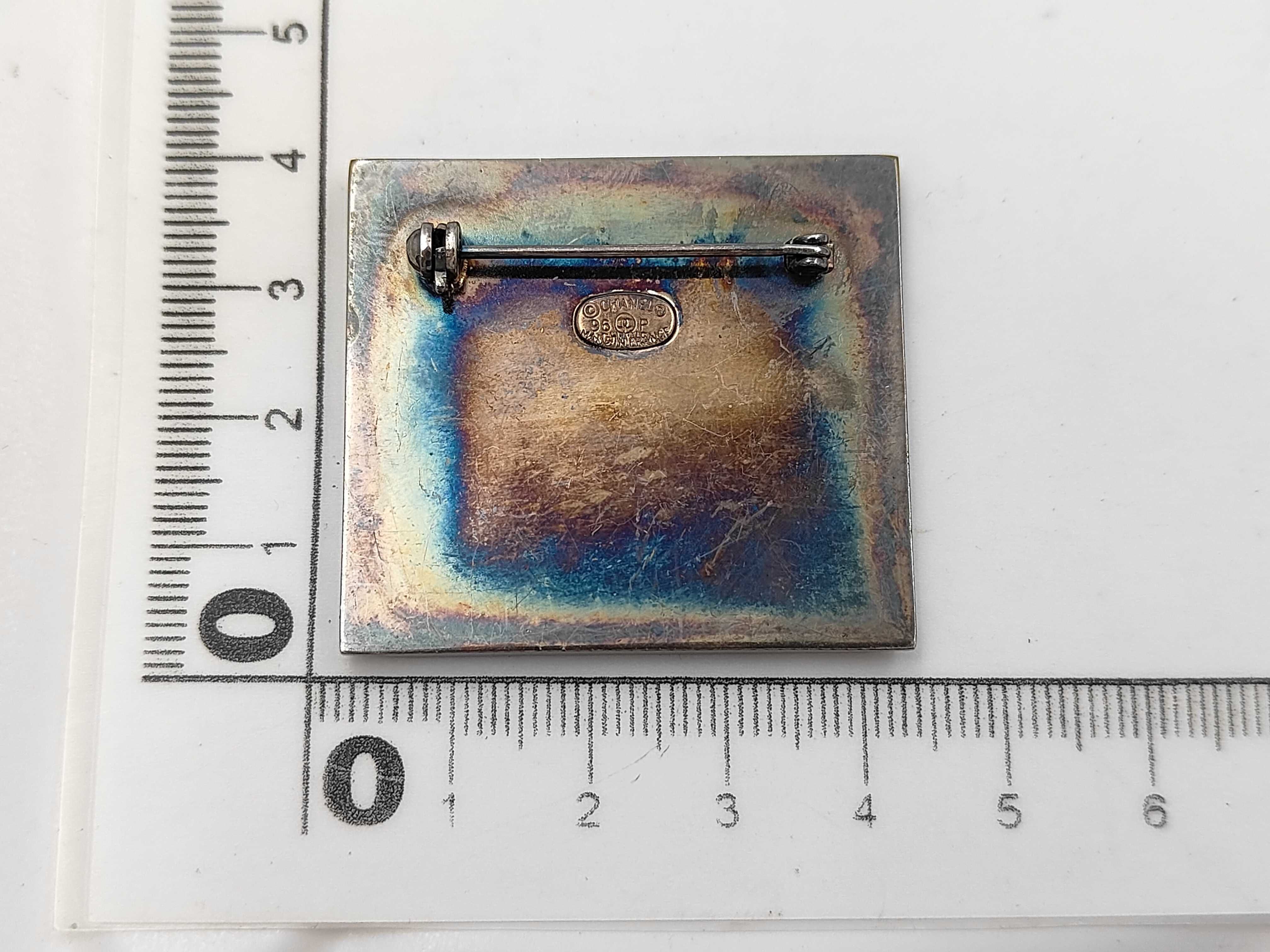 Coco Mark Square Brooch — view 5