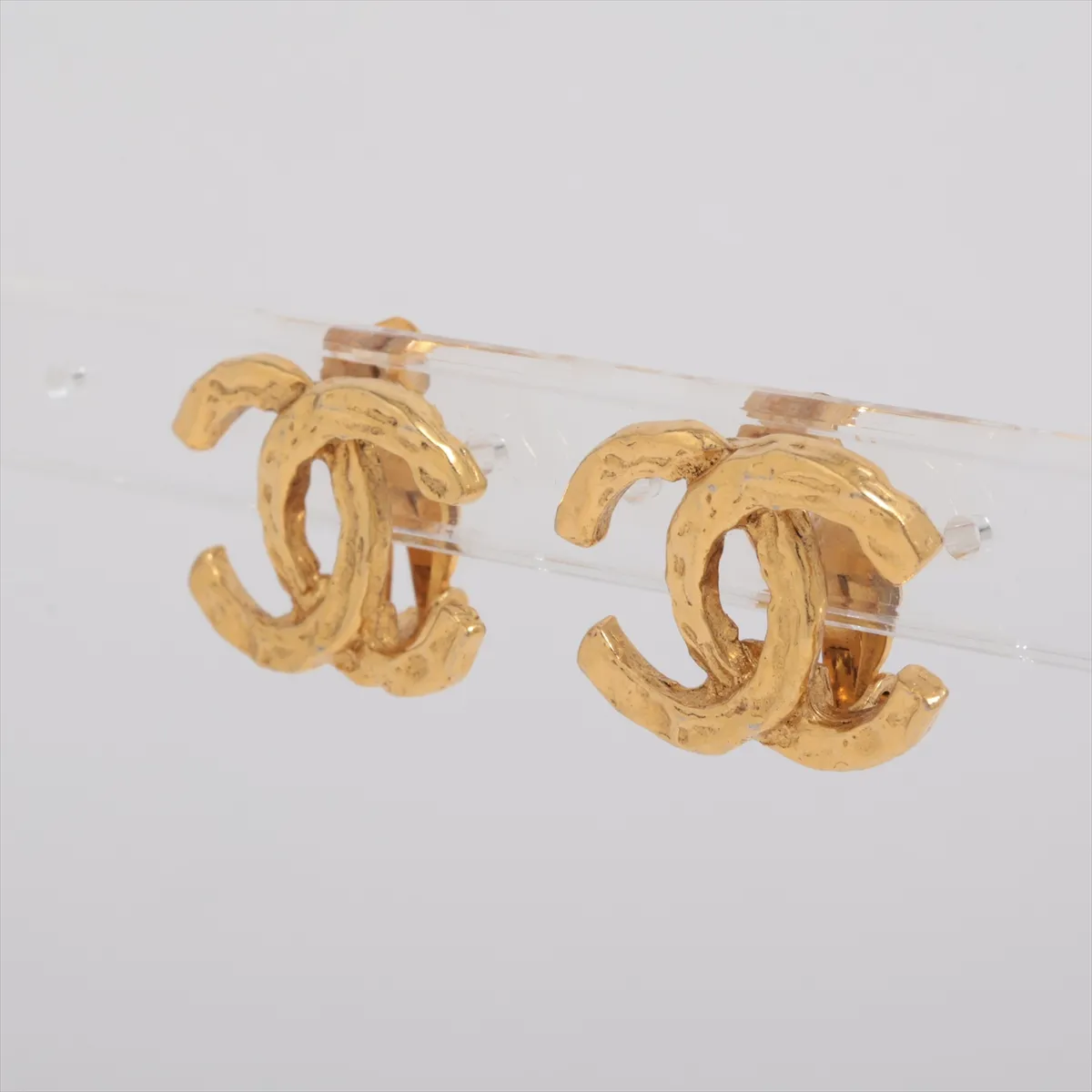 Coco Mark Earrings (Pair), GP Gold. — view 3