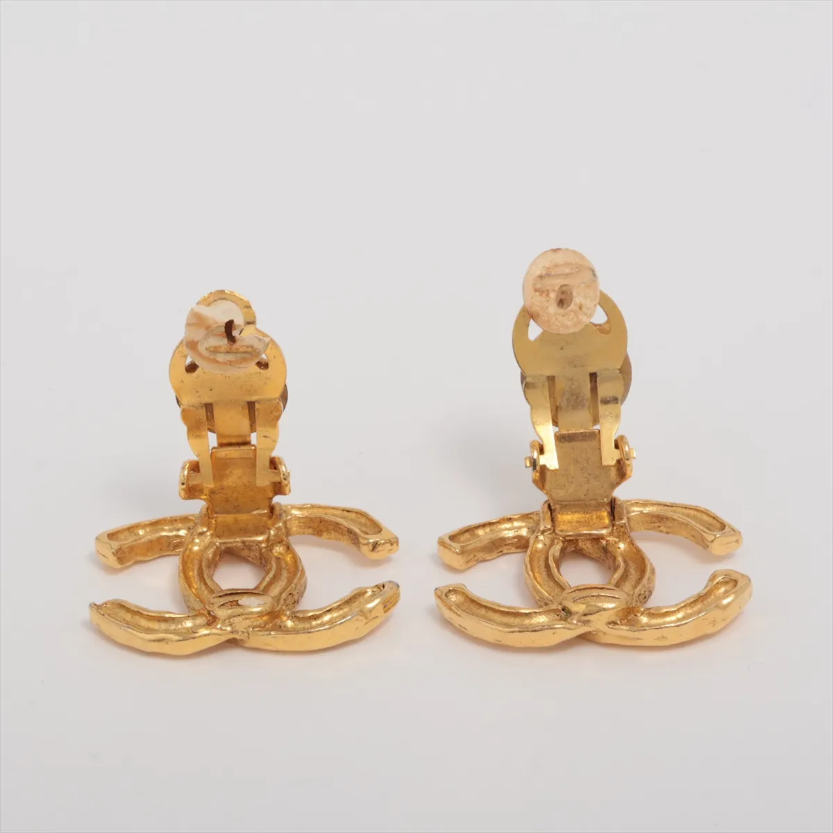 Coco Mark Earrings (Pair), GP Gold. — view 4