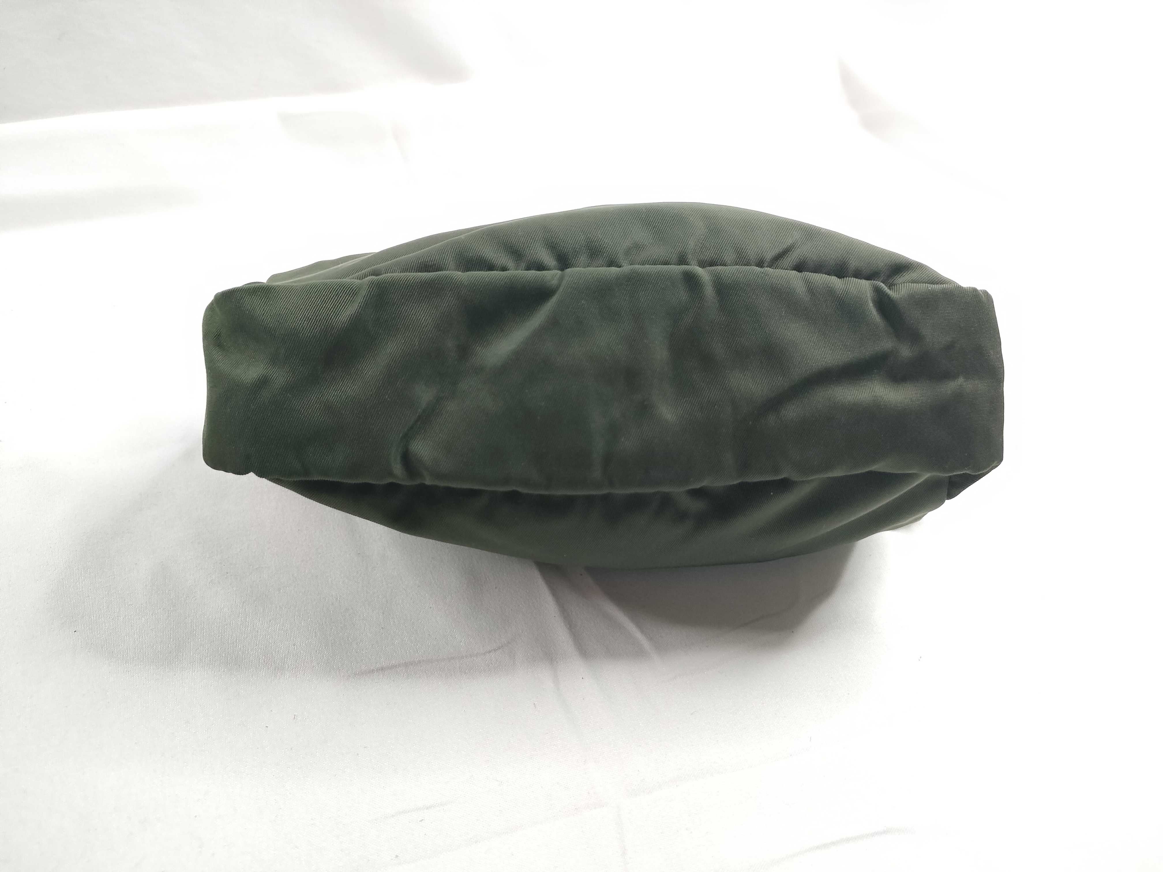 Nylon Prada Triangle Logo Nylon Pouch — view 4