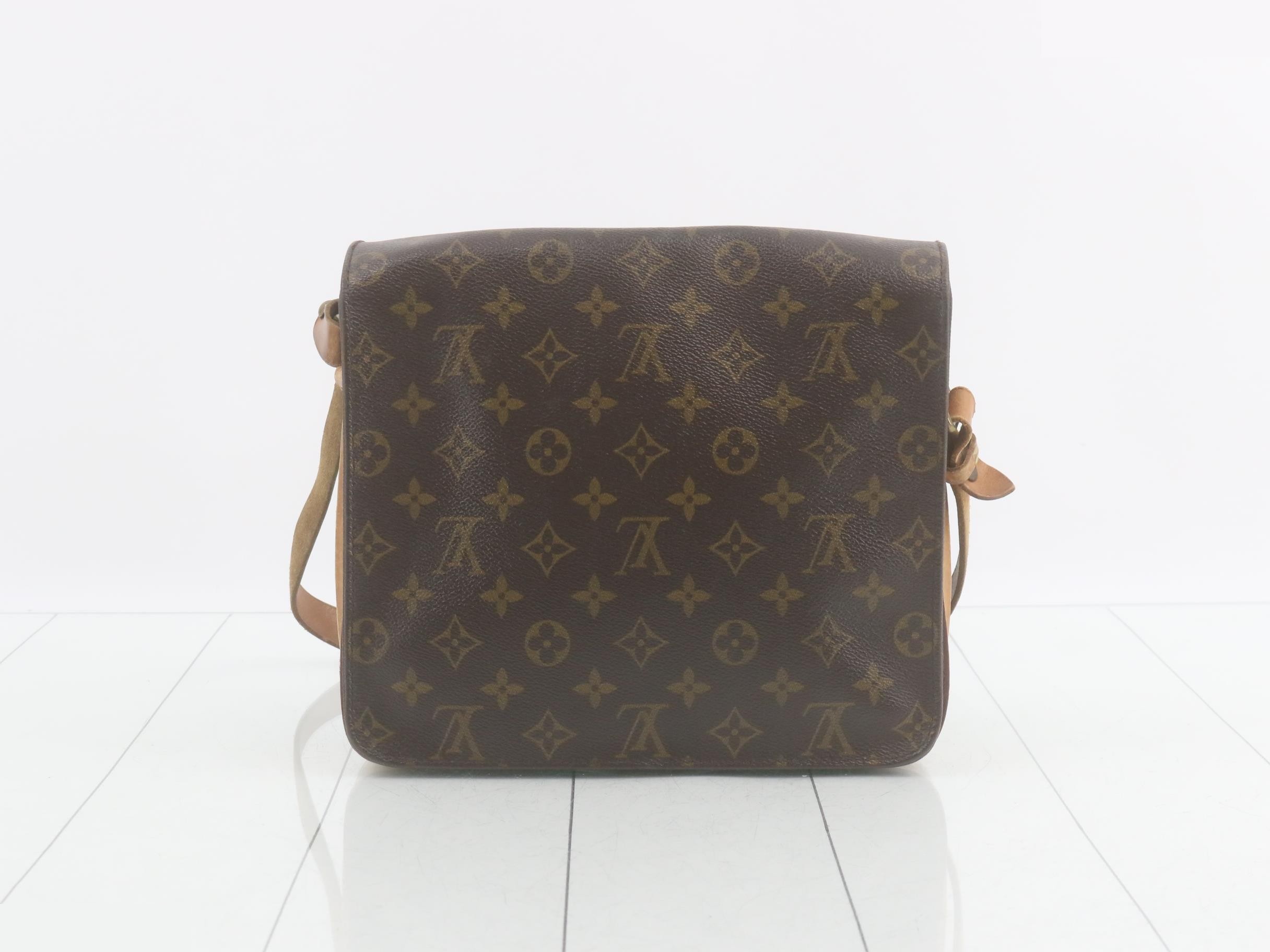 LV Monogram Shoulder Bag Cartouchiere — view 2