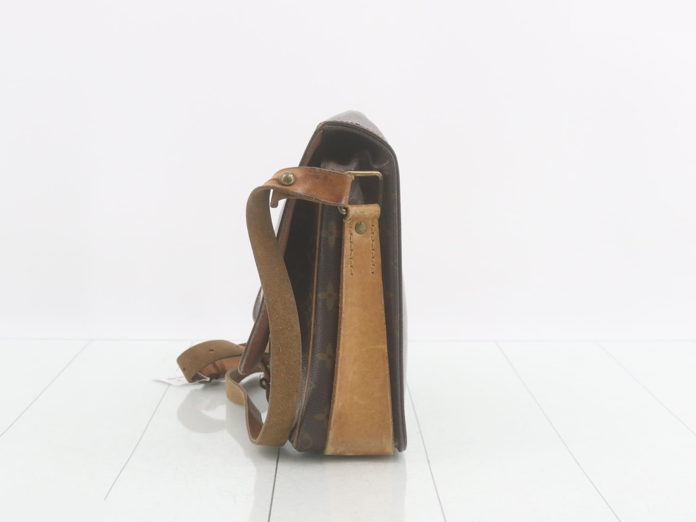 LV Monogram Shoulder Bag Cartouchiere — view 3