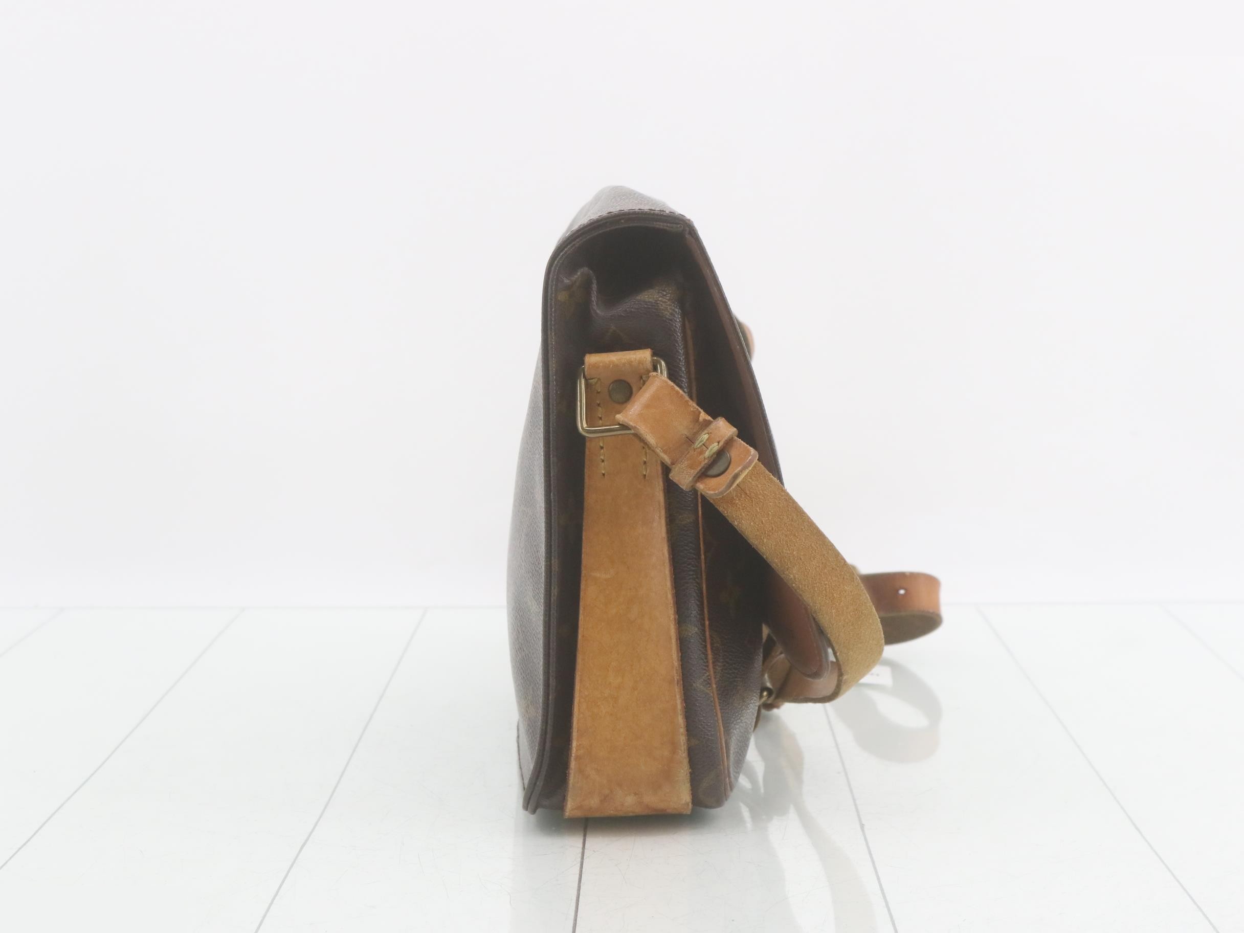 LV Monogram Shoulder Bag Cartouchiere — view 4