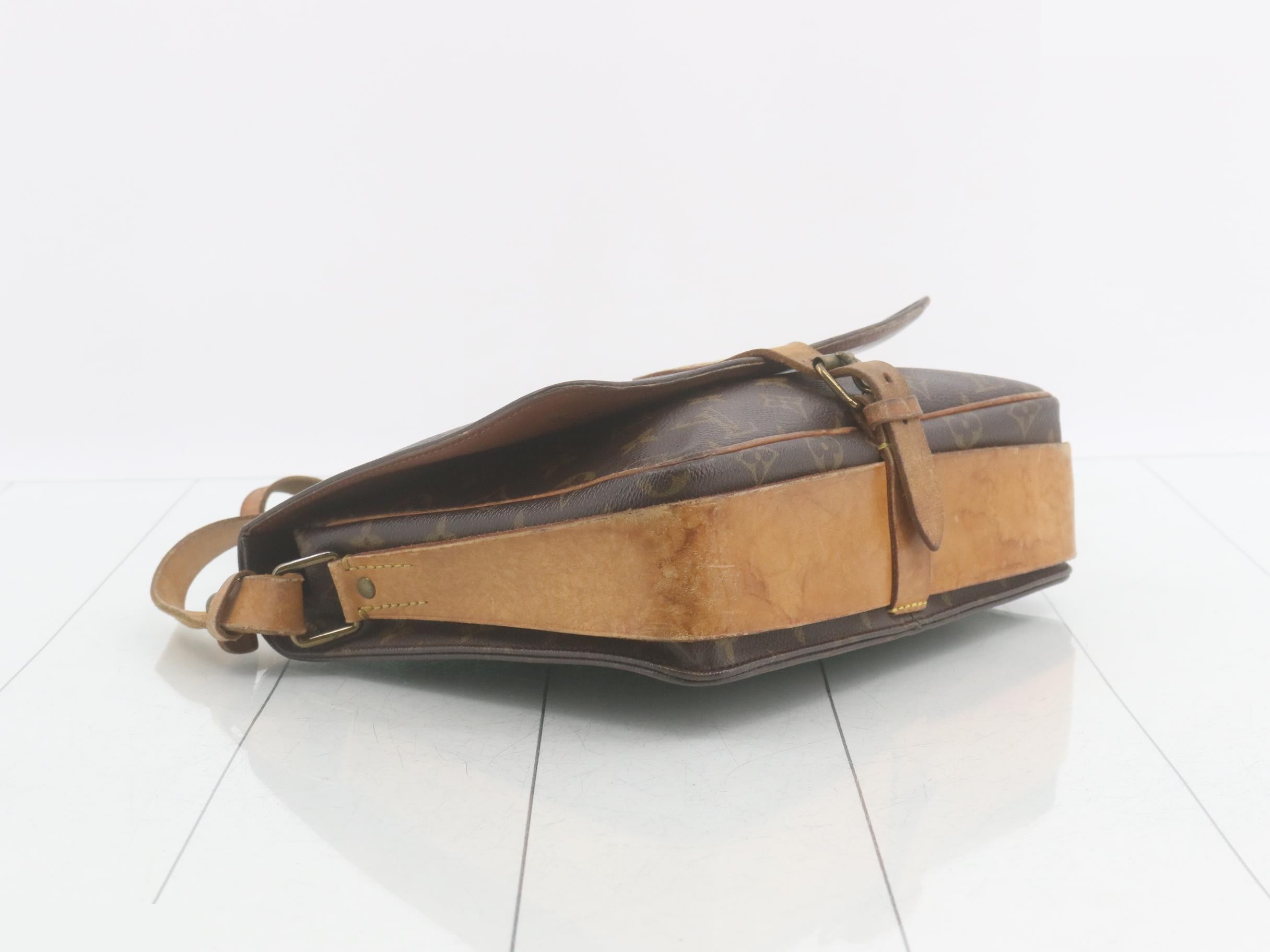 LV Monogram Shoulder Bag Cartouchiere — view 5