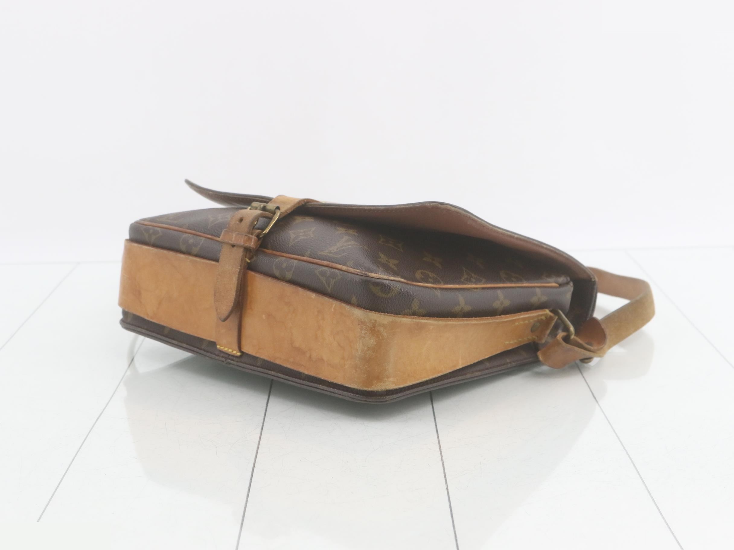 LV Monogram Shoulder Bag Cartouchiere — view 6