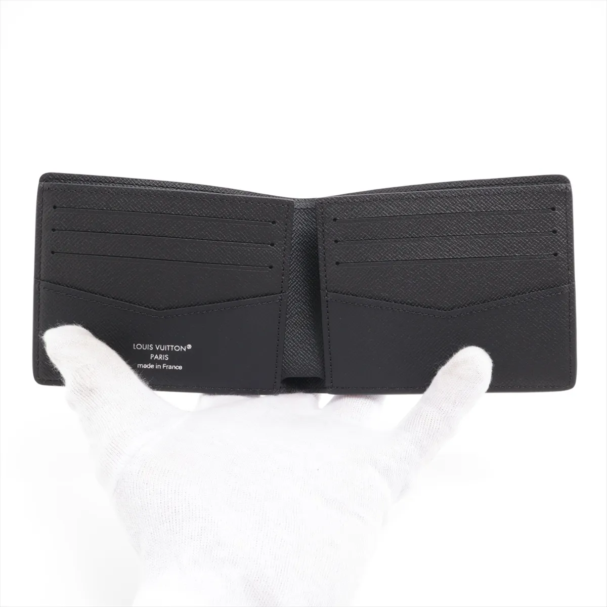 Monogram Eclipse Portefeuille Slender M62294 Black Compact Wallet (RFID detected) — view 3