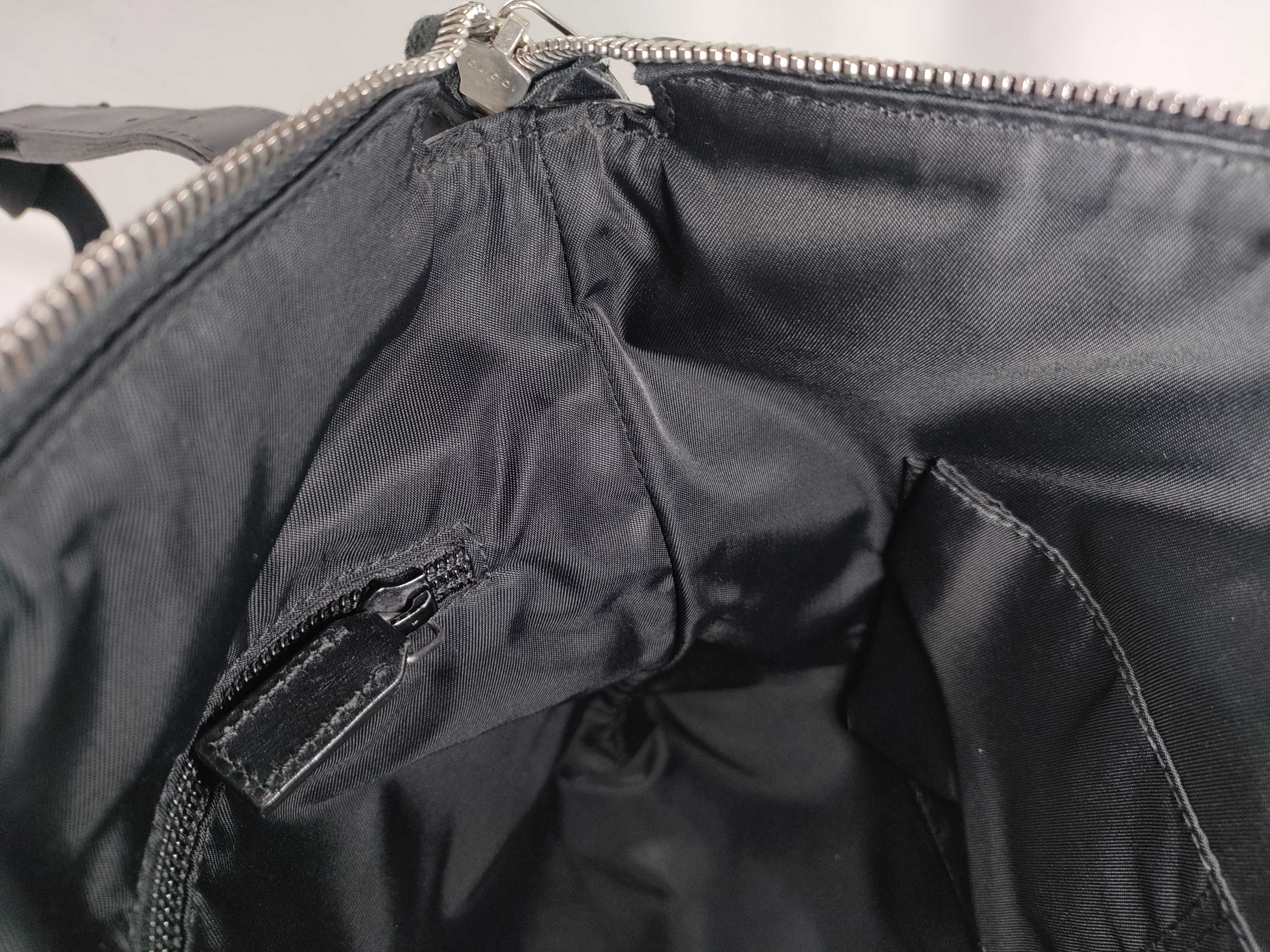 GG Supreme Black Canvas Crossbody Bag Shoulder Bag — view 11