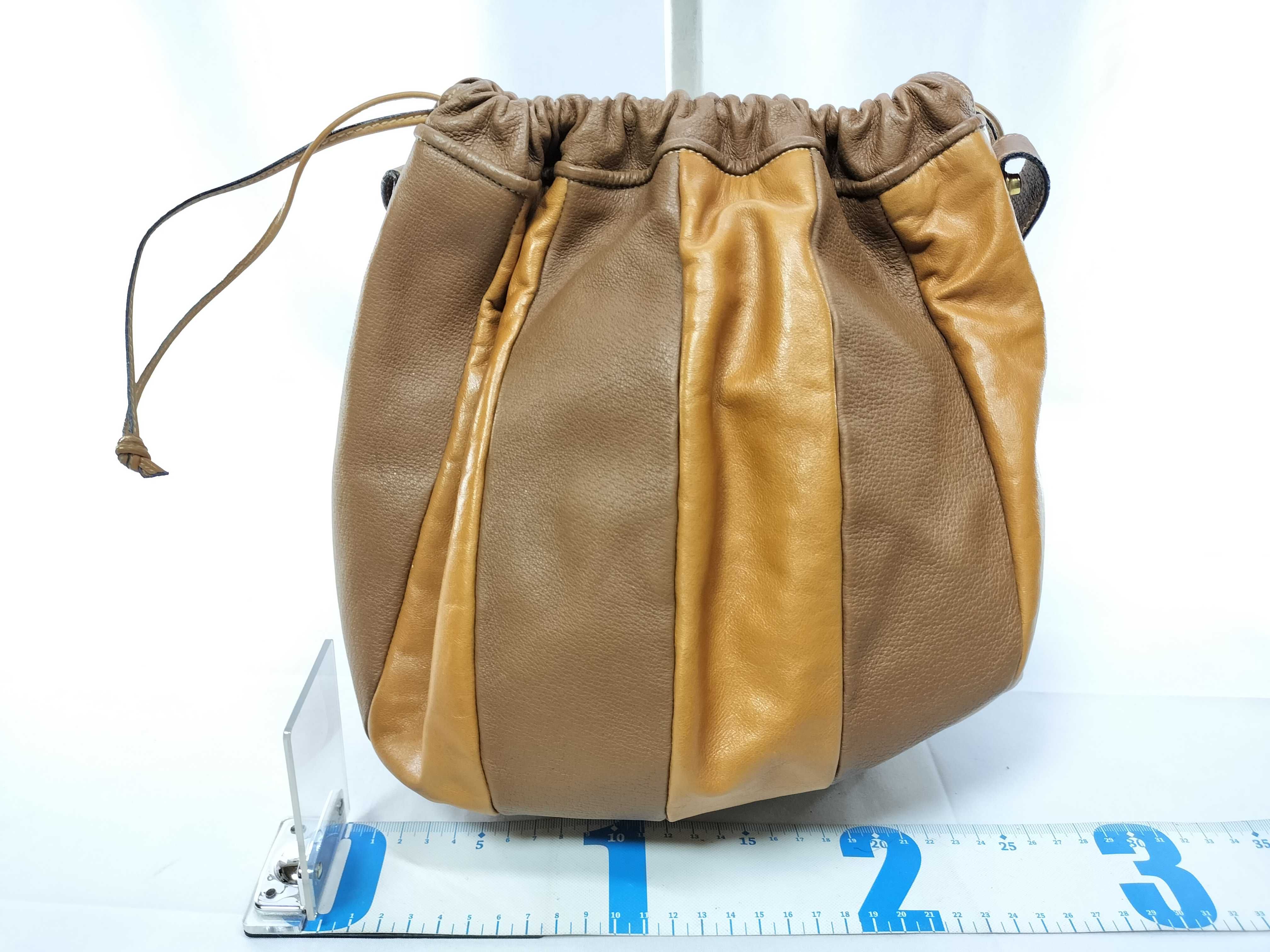 Vintage Drawstring Shoulder Bag — view 2
