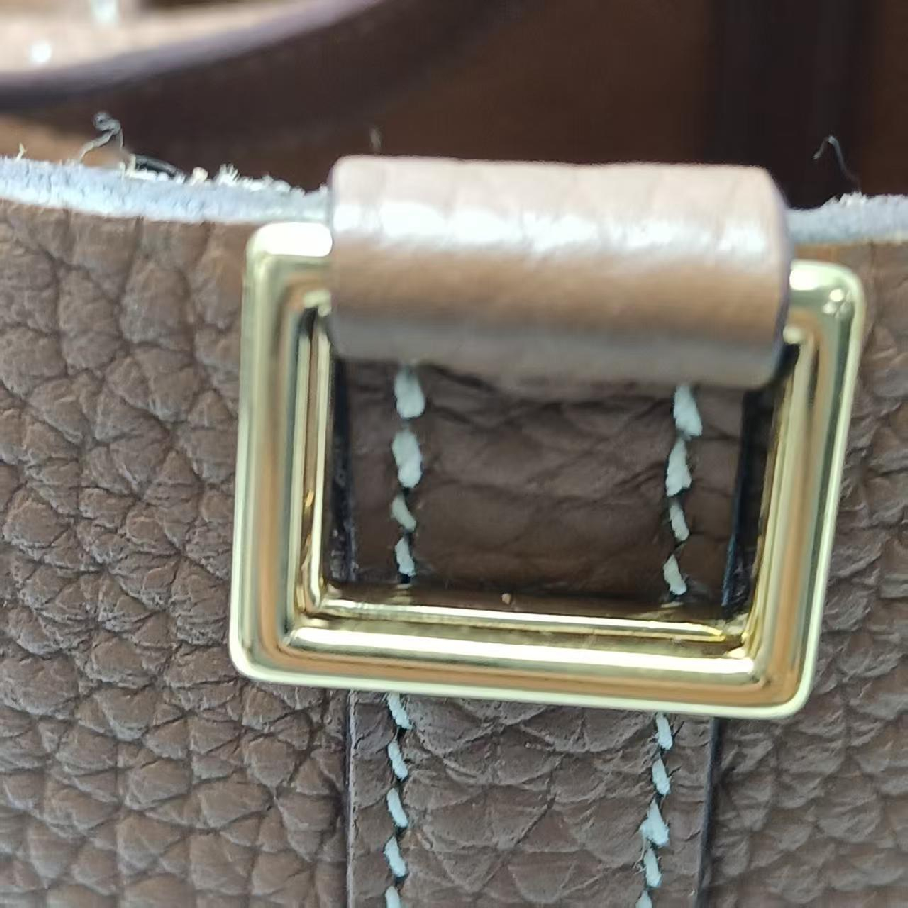 Picotan Cowhide Handbag (Image Blurry) Handbag — view 14