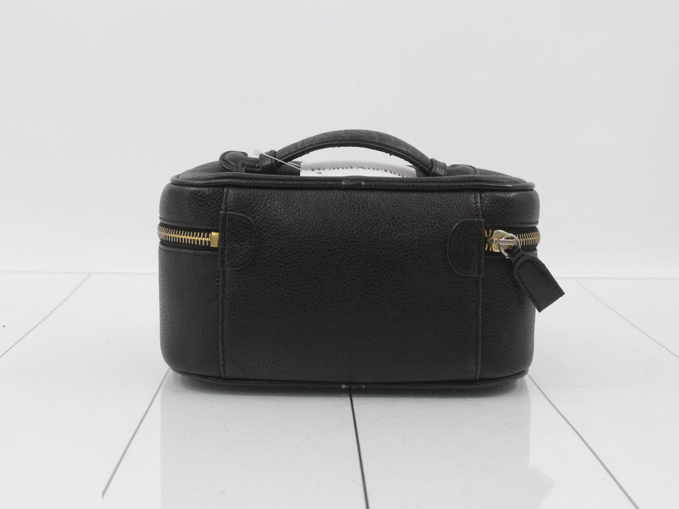Vanity Handbag, Black, Caviar Leather — view 2
