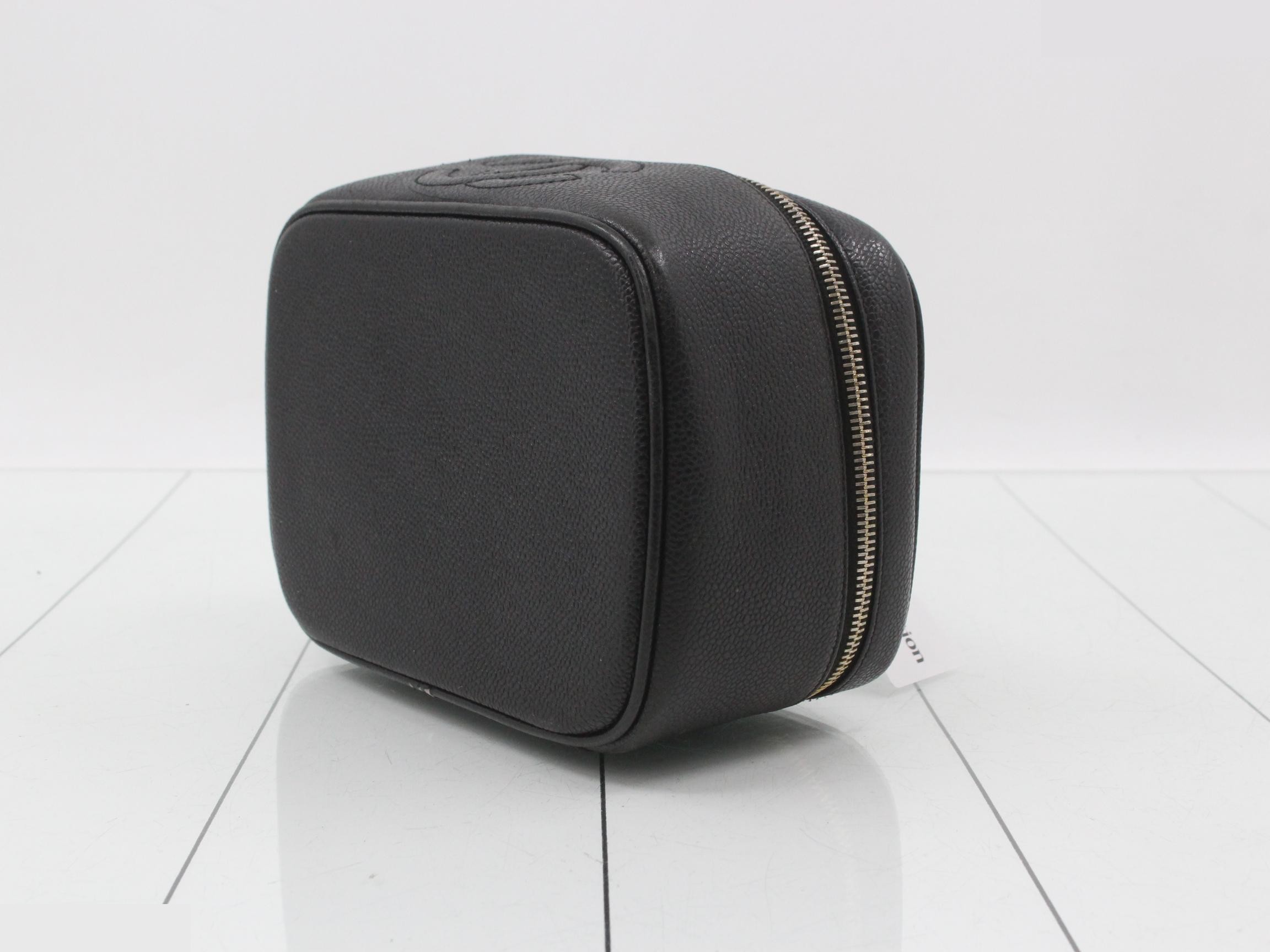 Vanity Handbag, Black, Caviar Leather — view 6