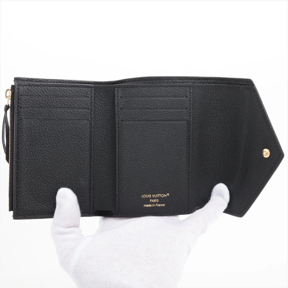 Empreinte Portefeuille Victorine M64060 Noir Compact Wallet RFID Reactive — view 4