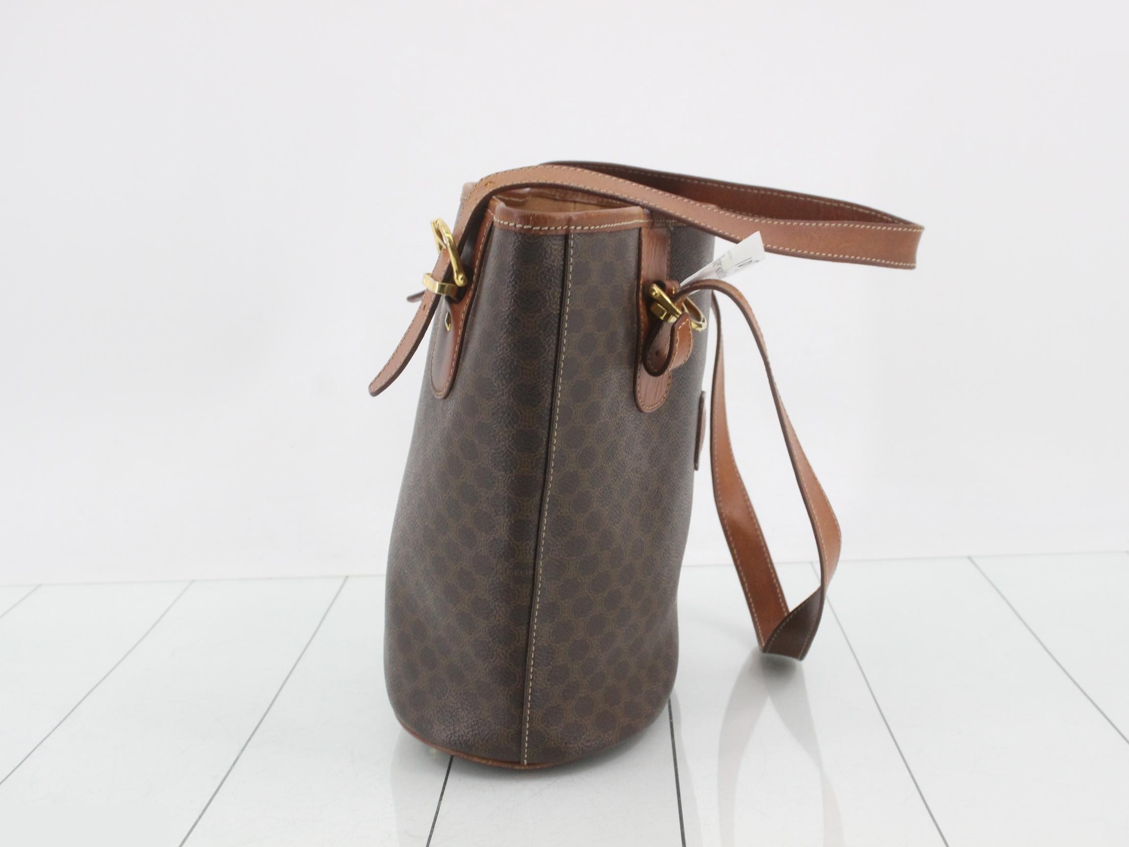 Macadam PVC Tote Bag, Brown — view 4