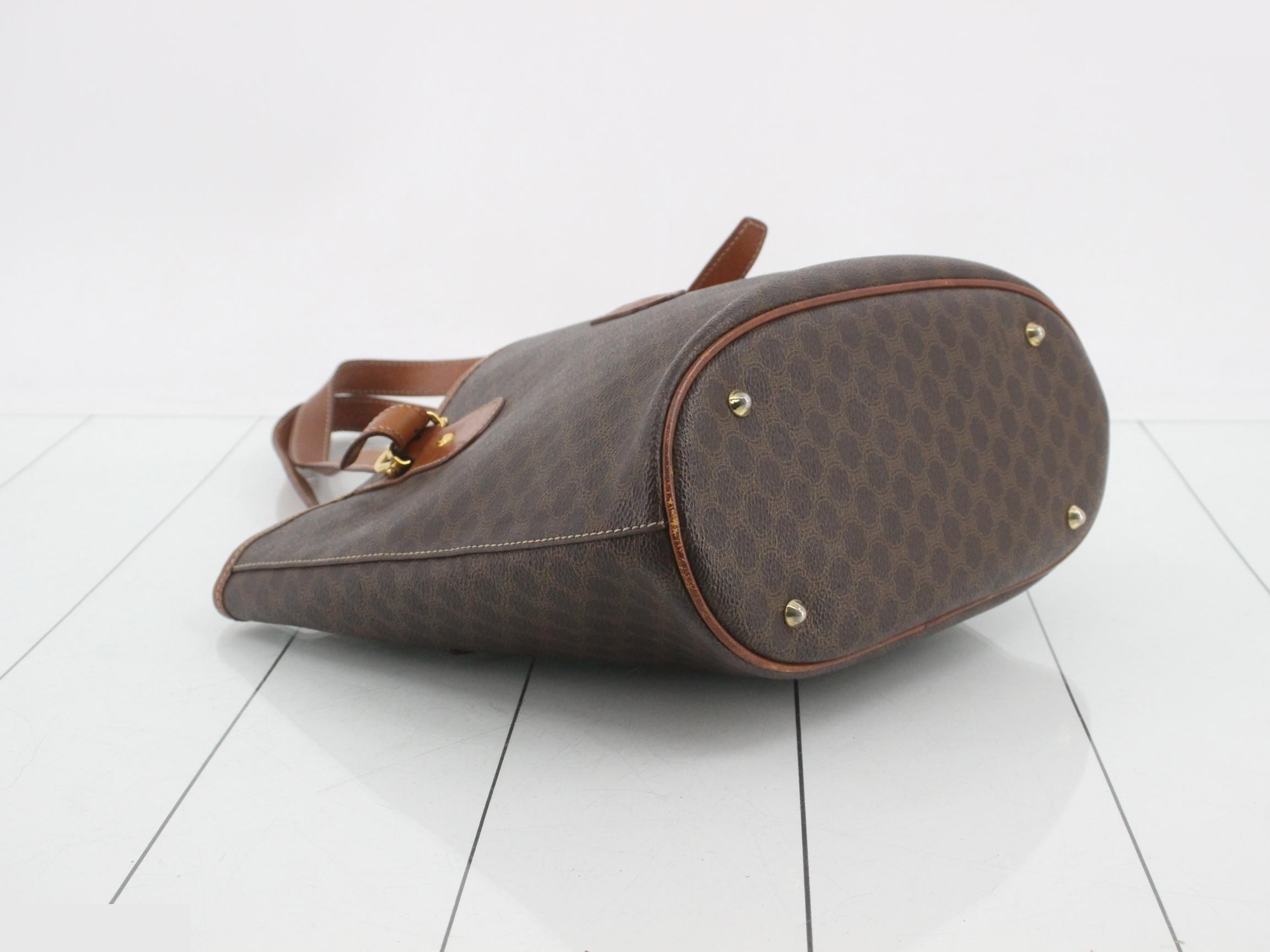 Macadam PVC Tote Bag, Brown — view 5