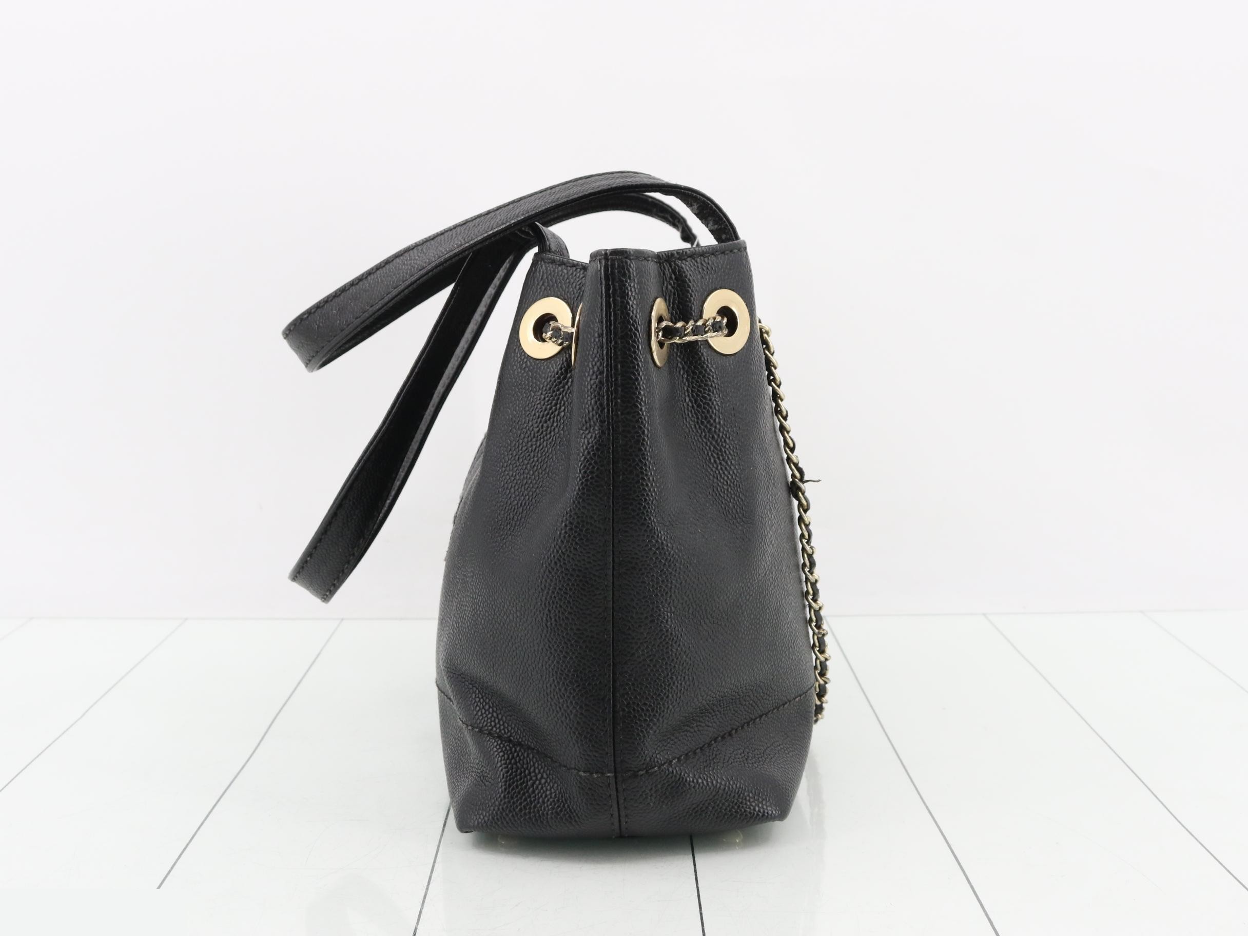 Coco Mark Semi-Shoulder Bag, Black — view 3