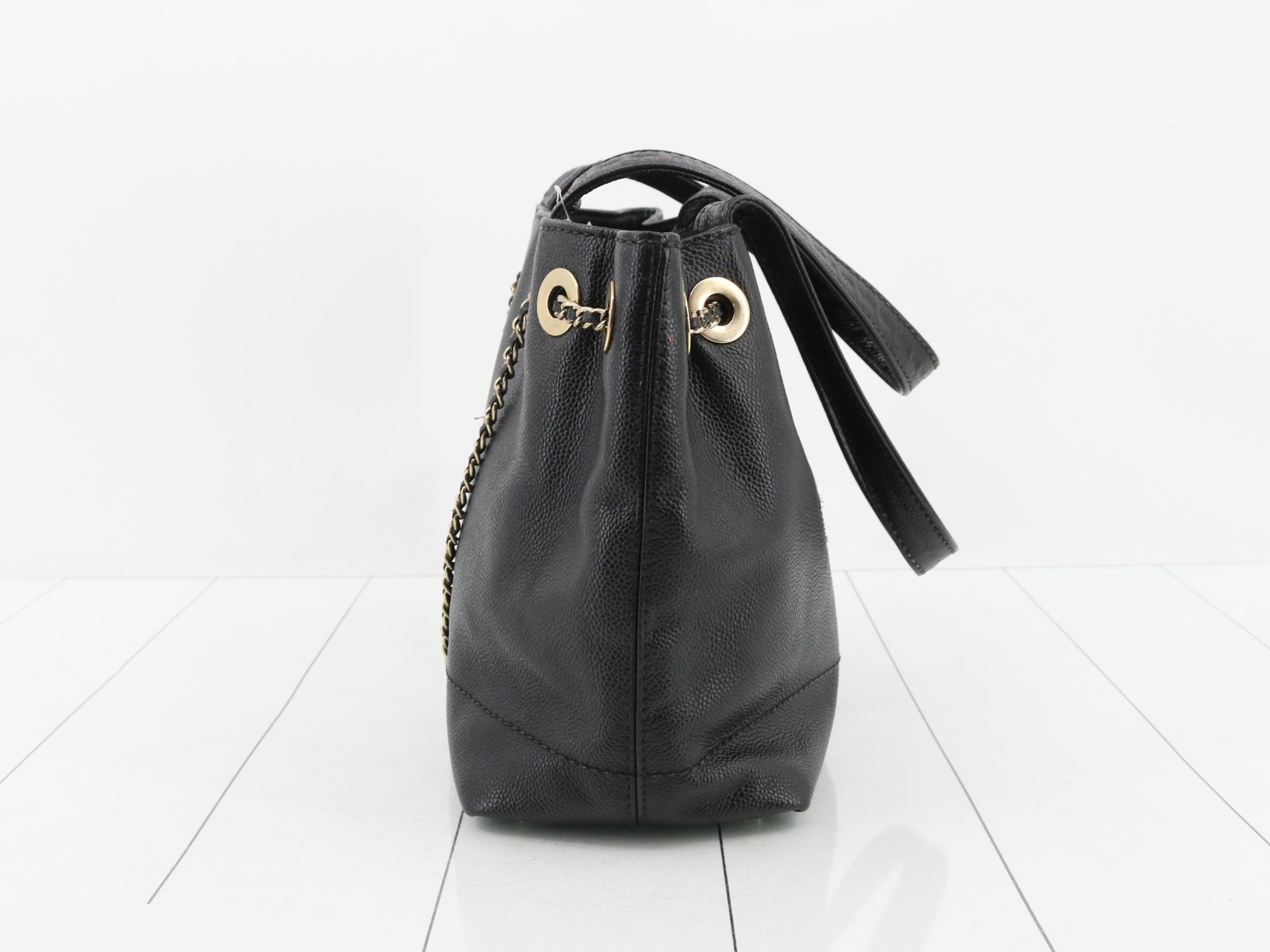Coco Mark Semi-Shoulder Bag, Black — view 4