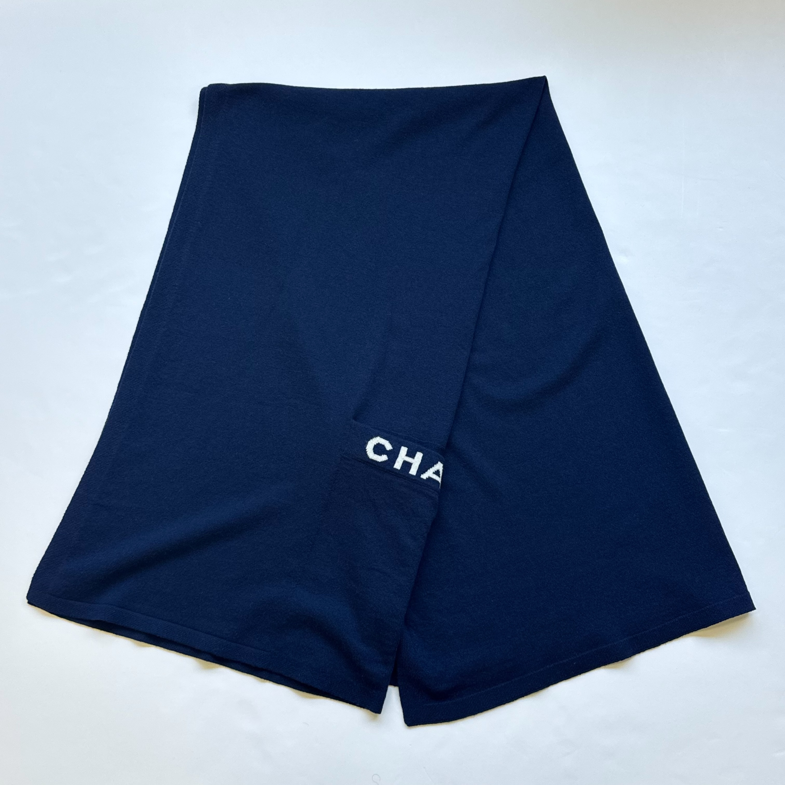 Logo Cashmere Large Stole with Pocket Other Accessories — view 2