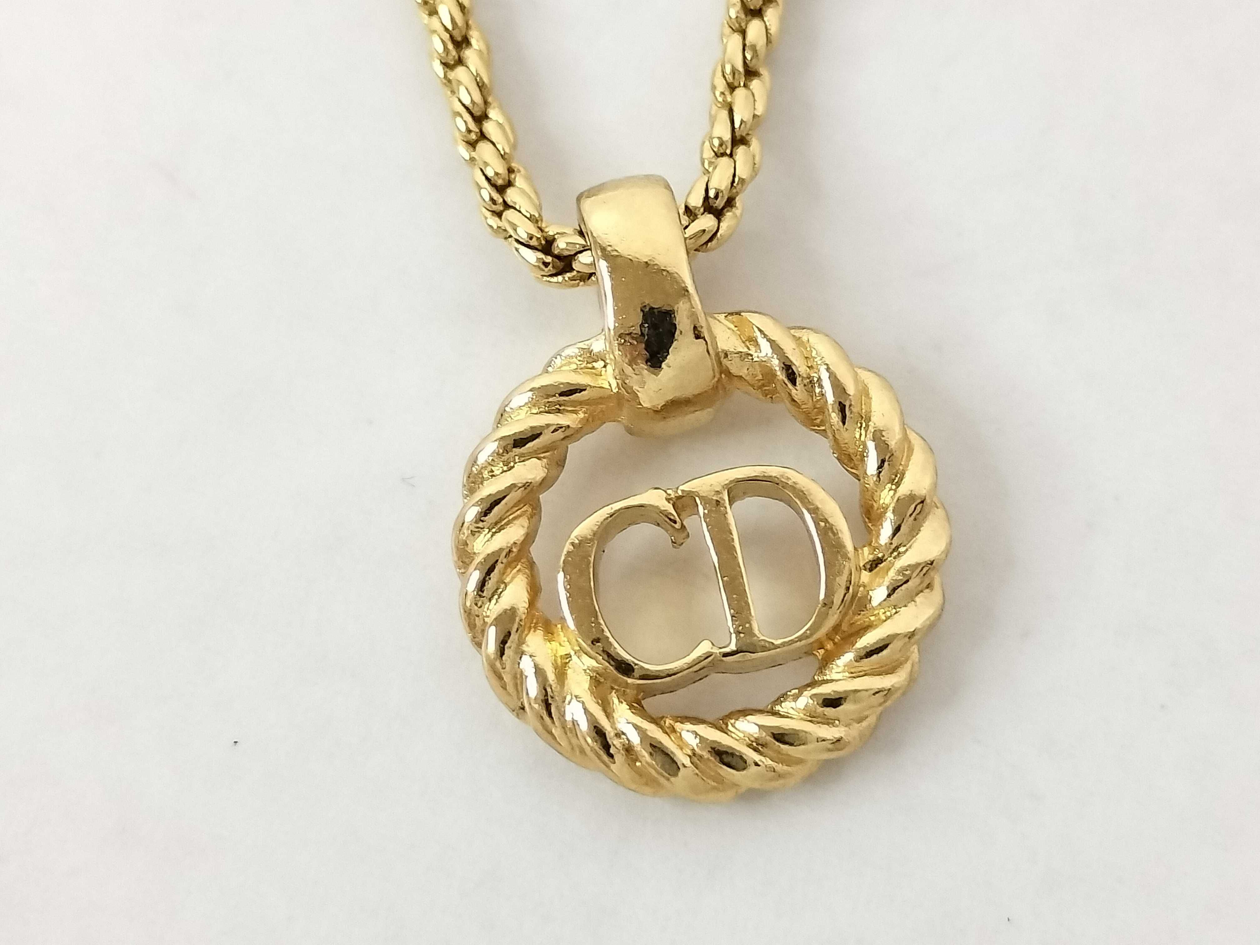 Gold Logo Necklace — view 2