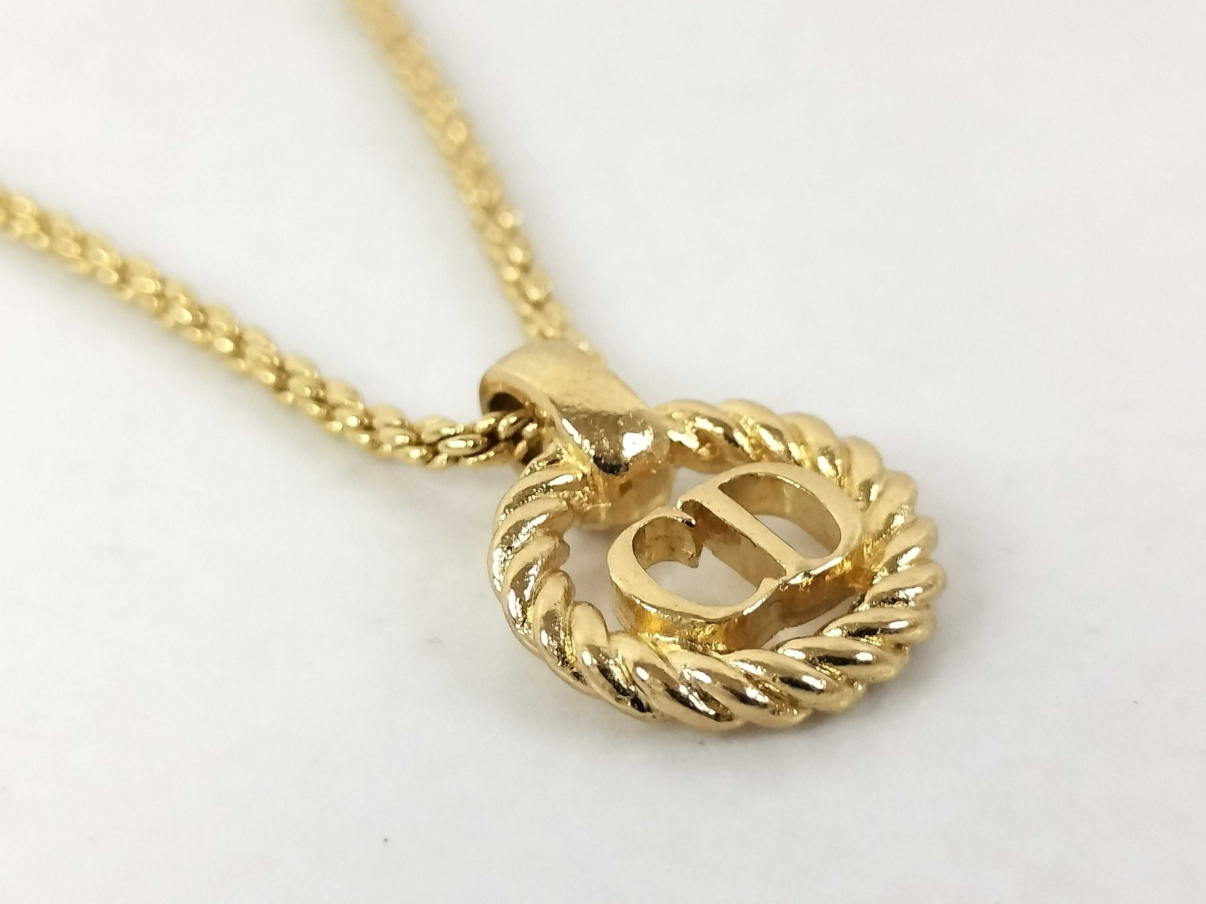 Gold Logo Necklace — view 3