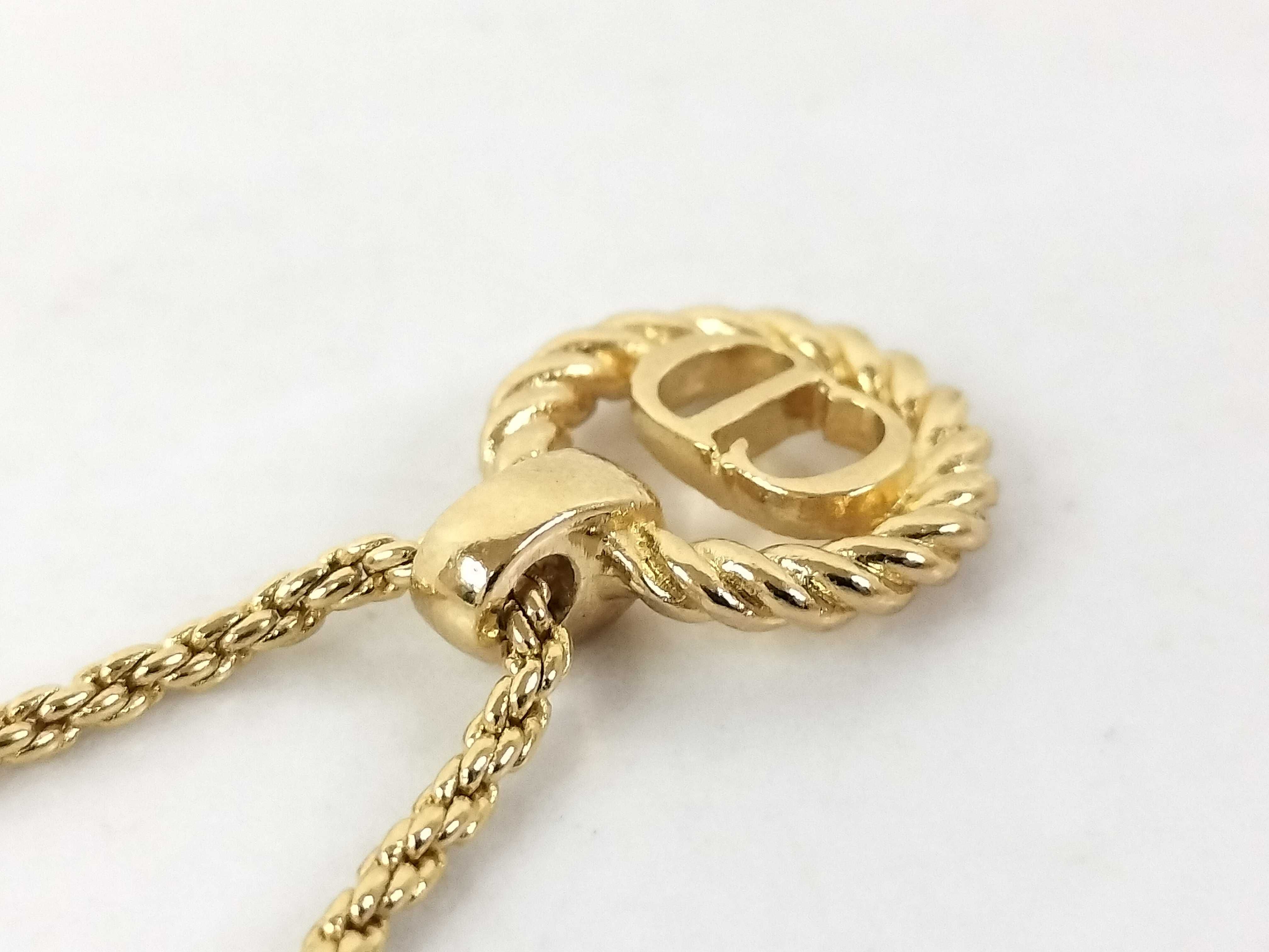 Gold Logo Necklace — view 4