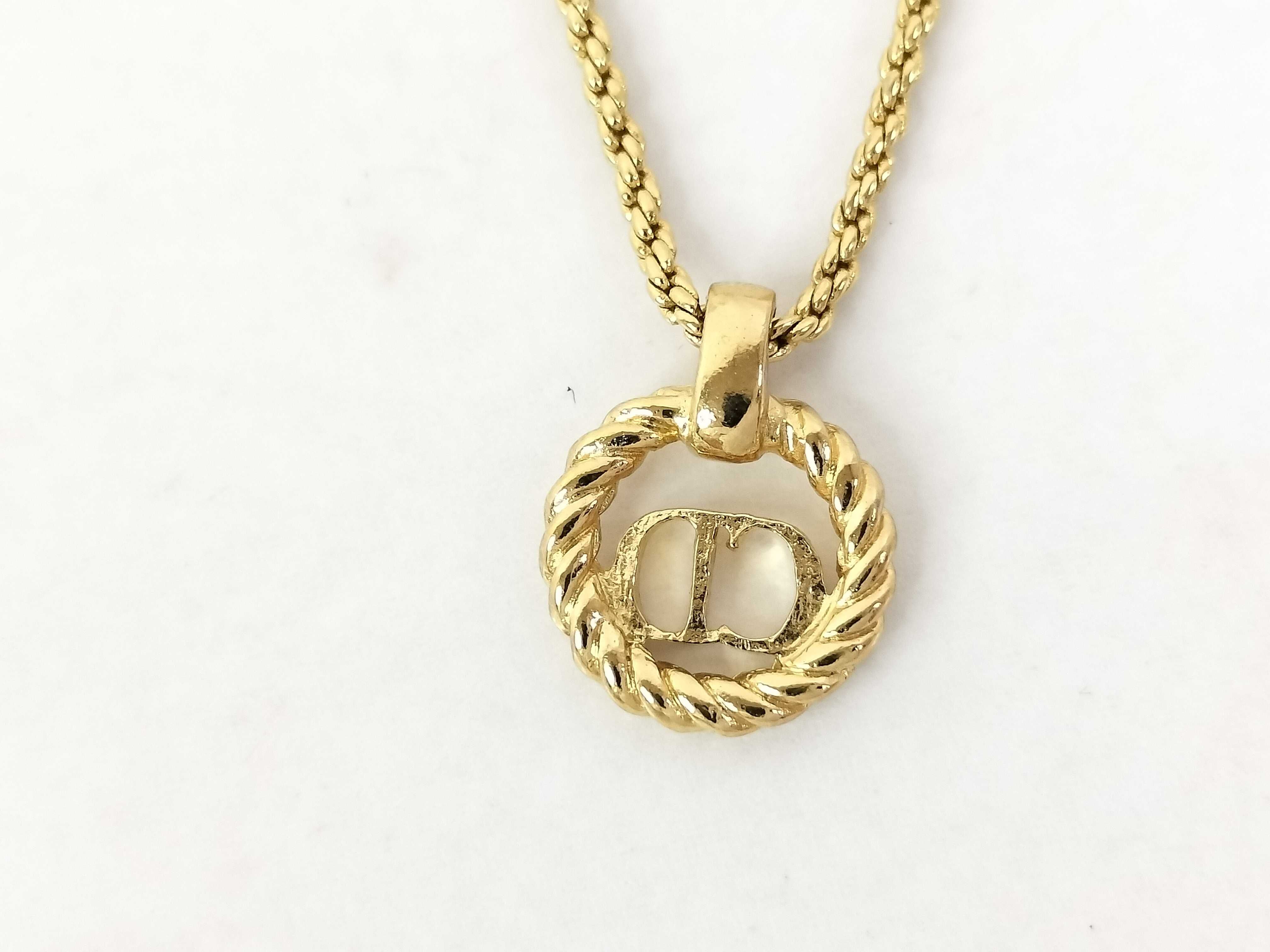 Gold Logo Necklace — view 5