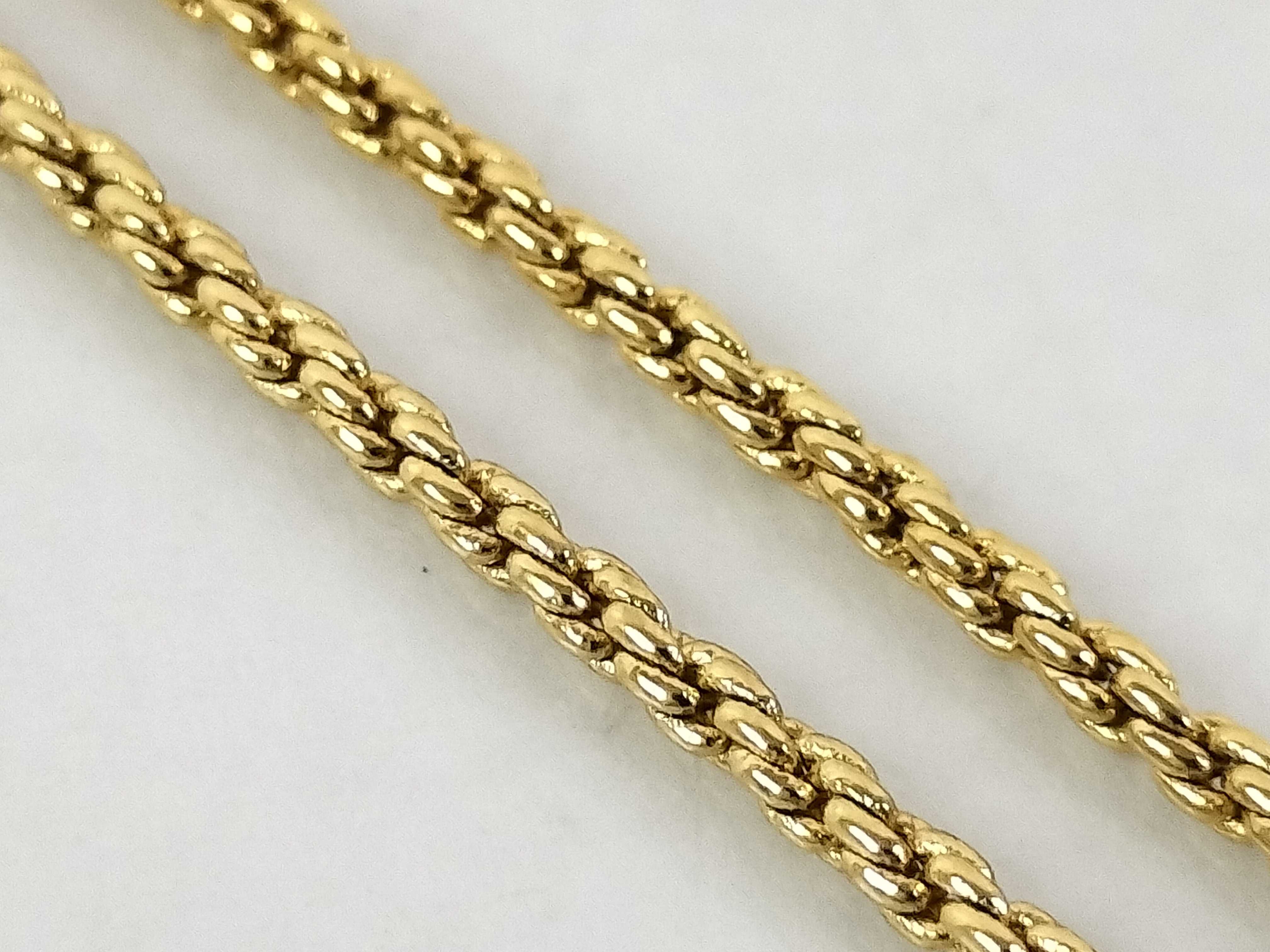Gold Logo Necklace — view 6