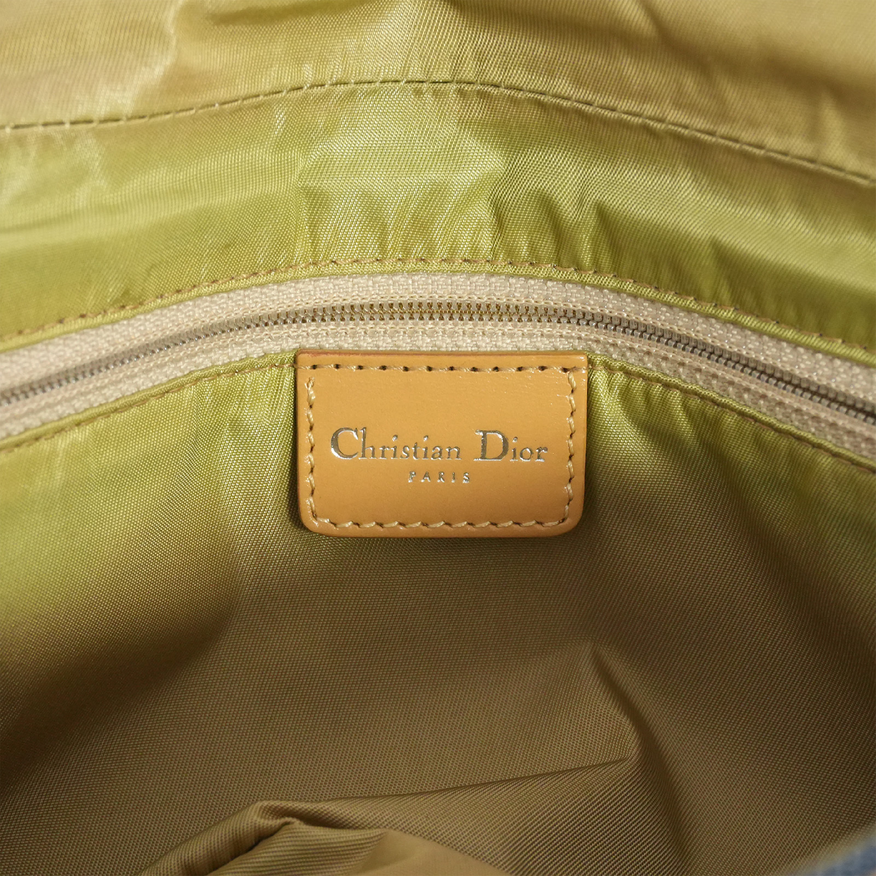 Malice Pearl Denim Leather Shoulder Bag — view 6