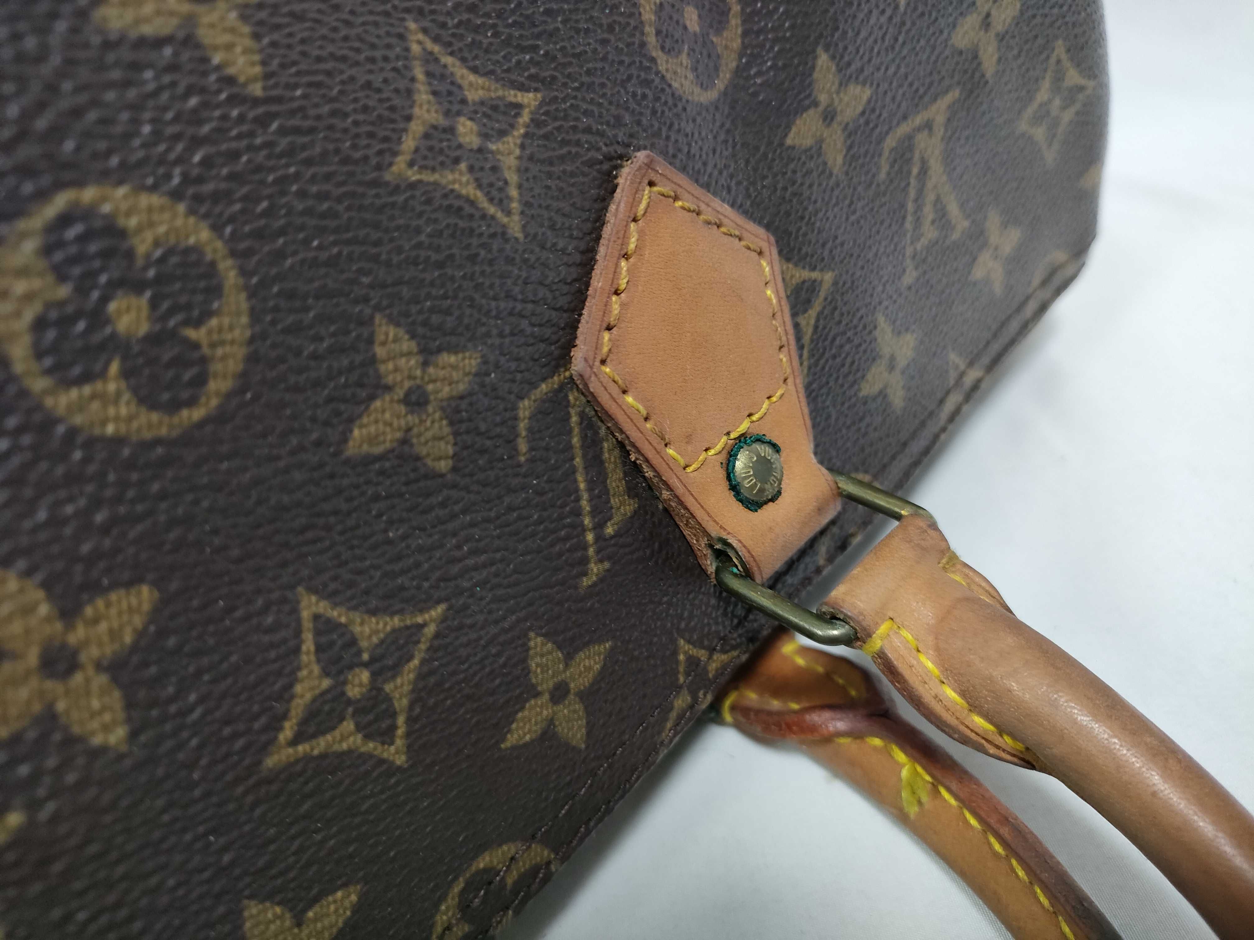 Monogram Speedy 35 Handbag with Padlock — view 12