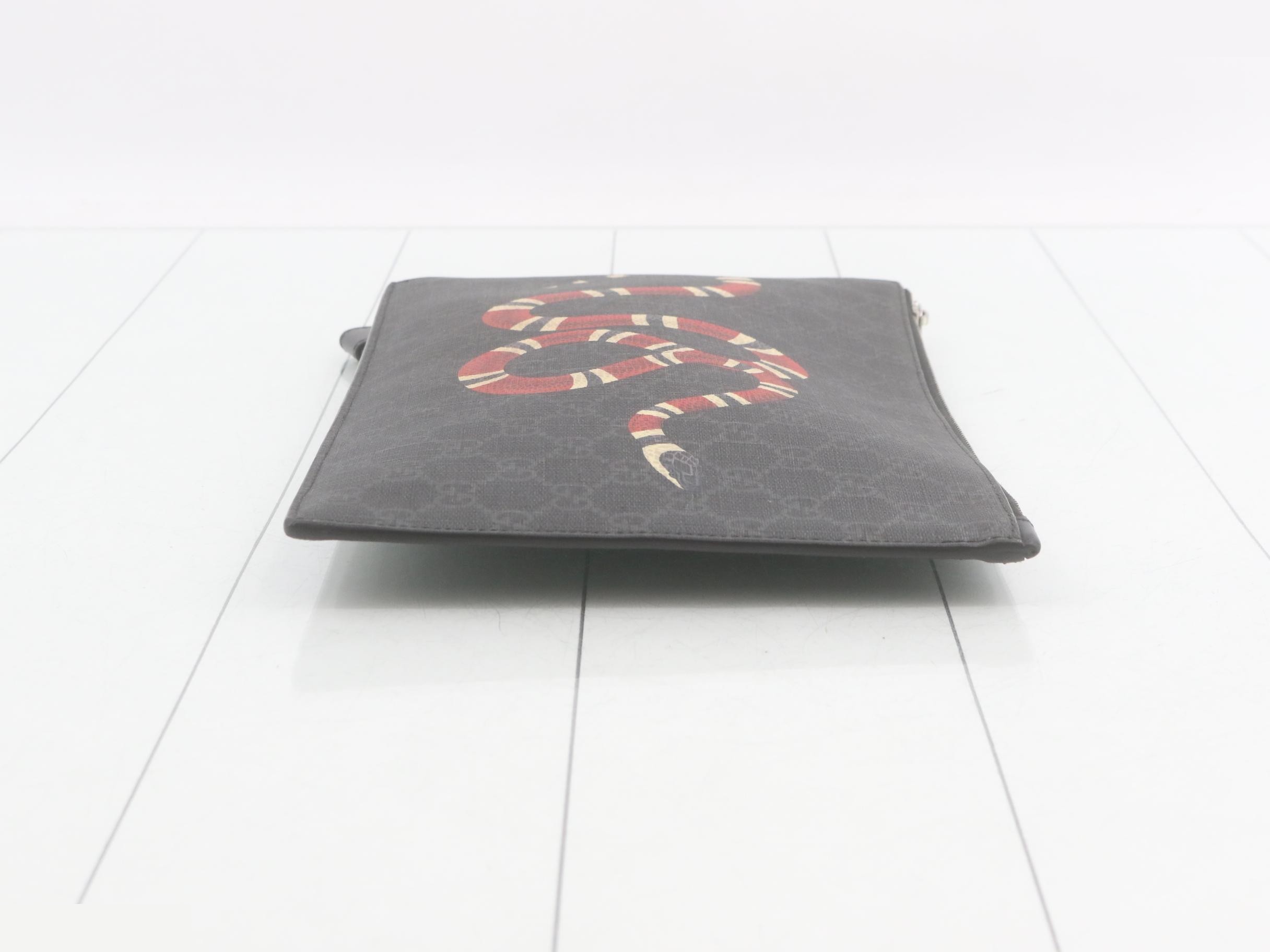 GG Supreme Kingsnake PVC Clutch Bag — view 3