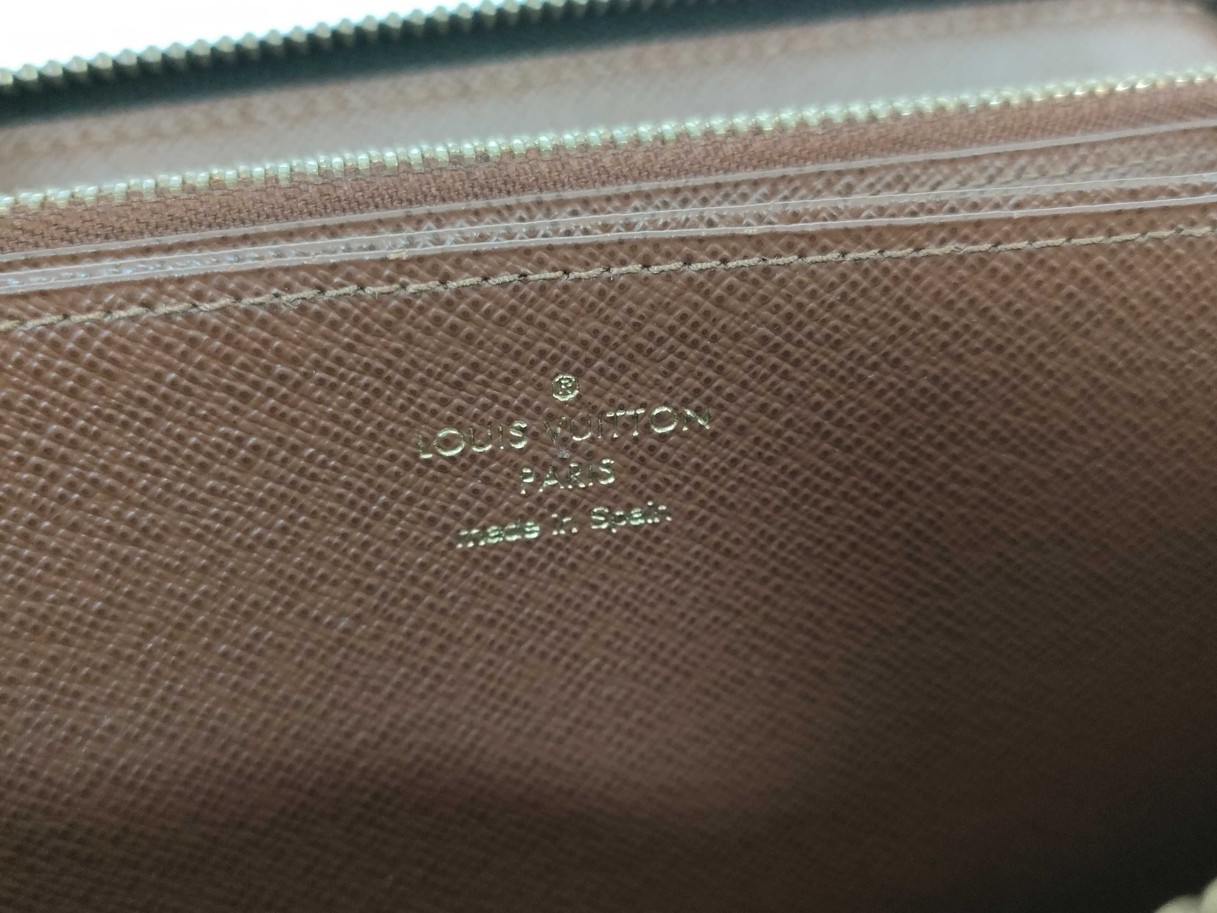 Monogram Louis Vuitton Monogram Zippy Brown Gold Hardware CA0187 Wallet — view 13