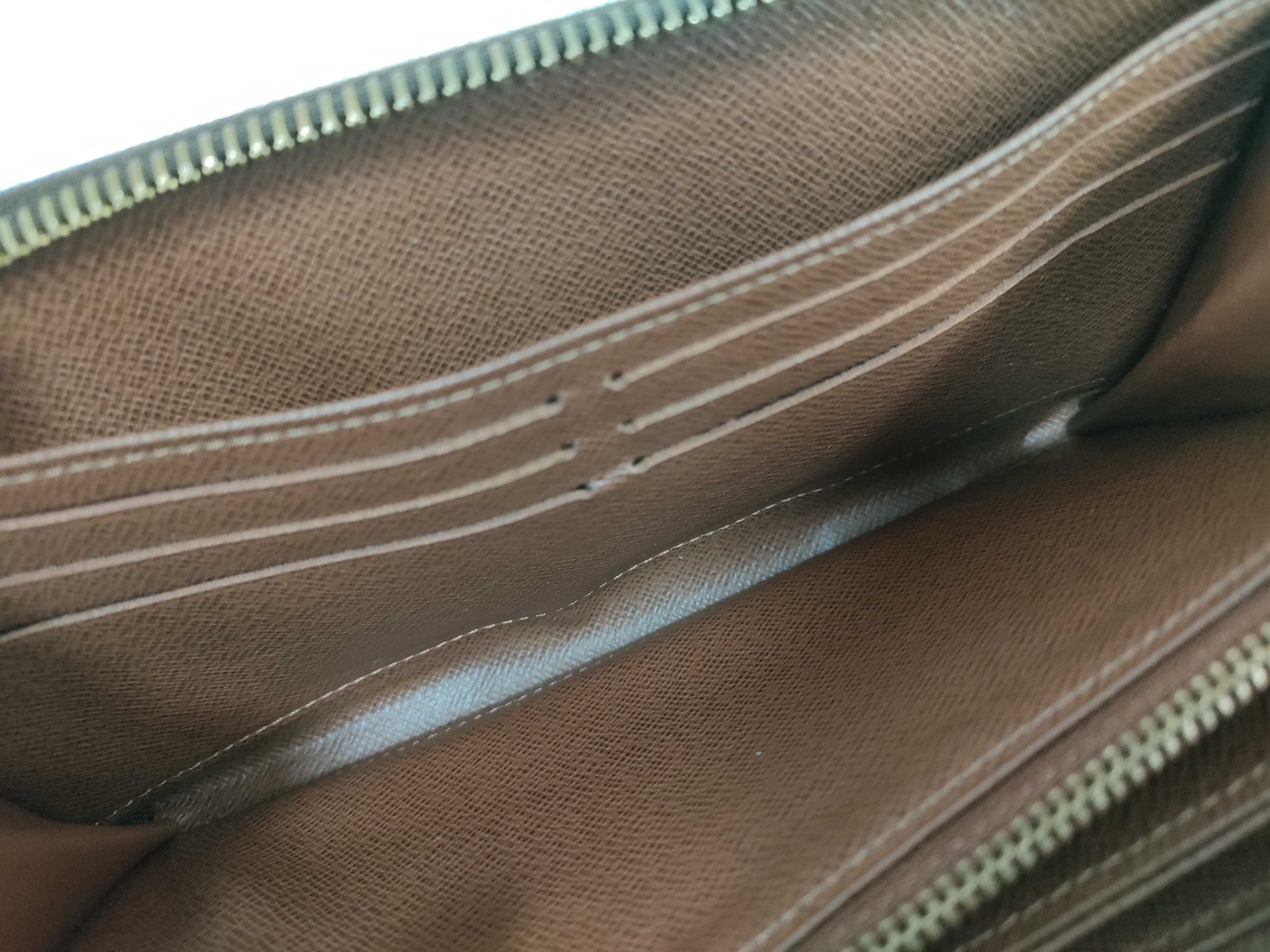 Monogram Louis Vuitton Monogram Zippy Brown Gold Hardware CA0187 Wallet — view 14