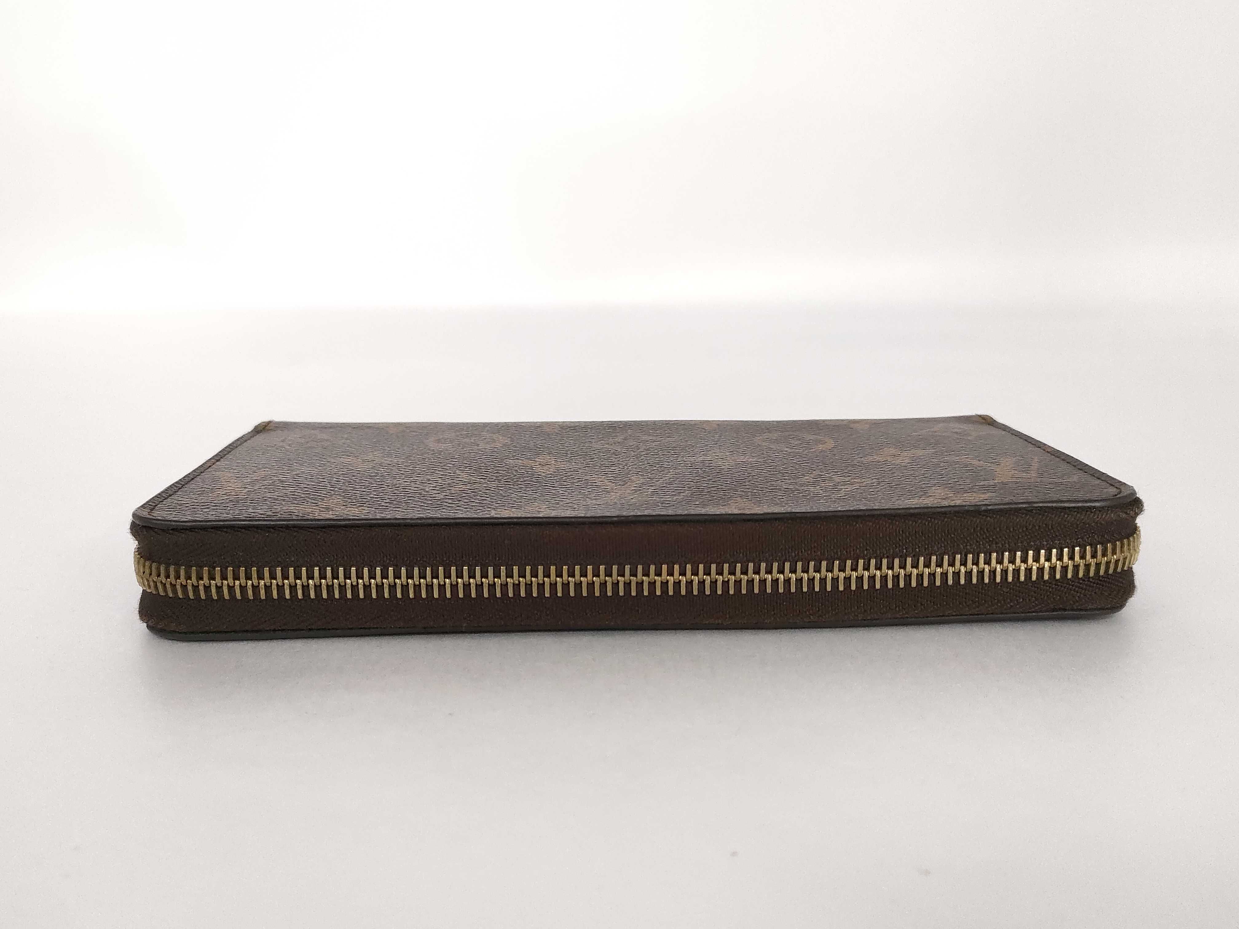 Monogram Louis Vuitton Monogram Zippy Brown Gold Hardware CA0187 Wallet — view 5