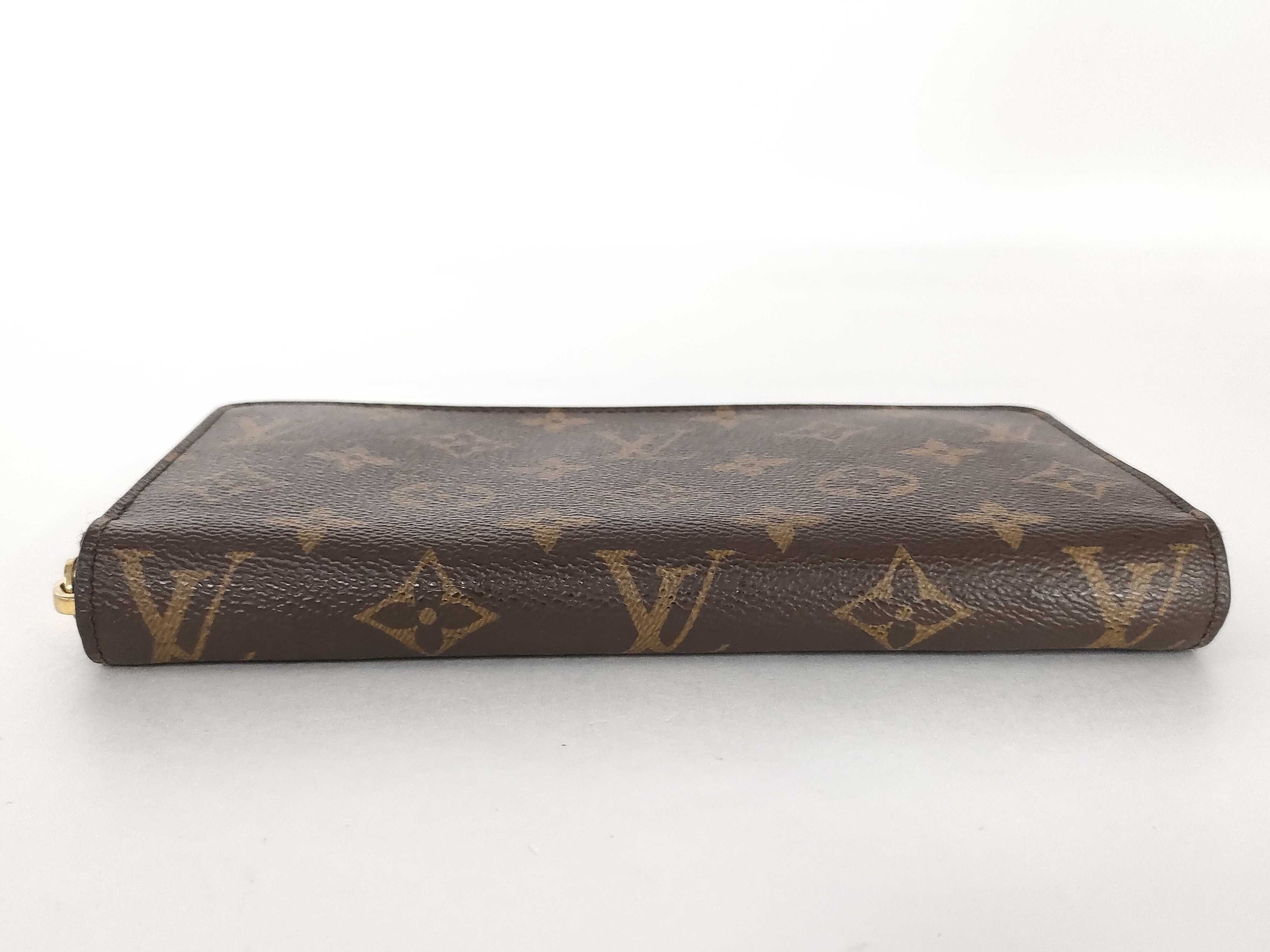Monogram Louis Vuitton Monogram Zippy Brown Gold Hardware CA0187 Wallet — view 6