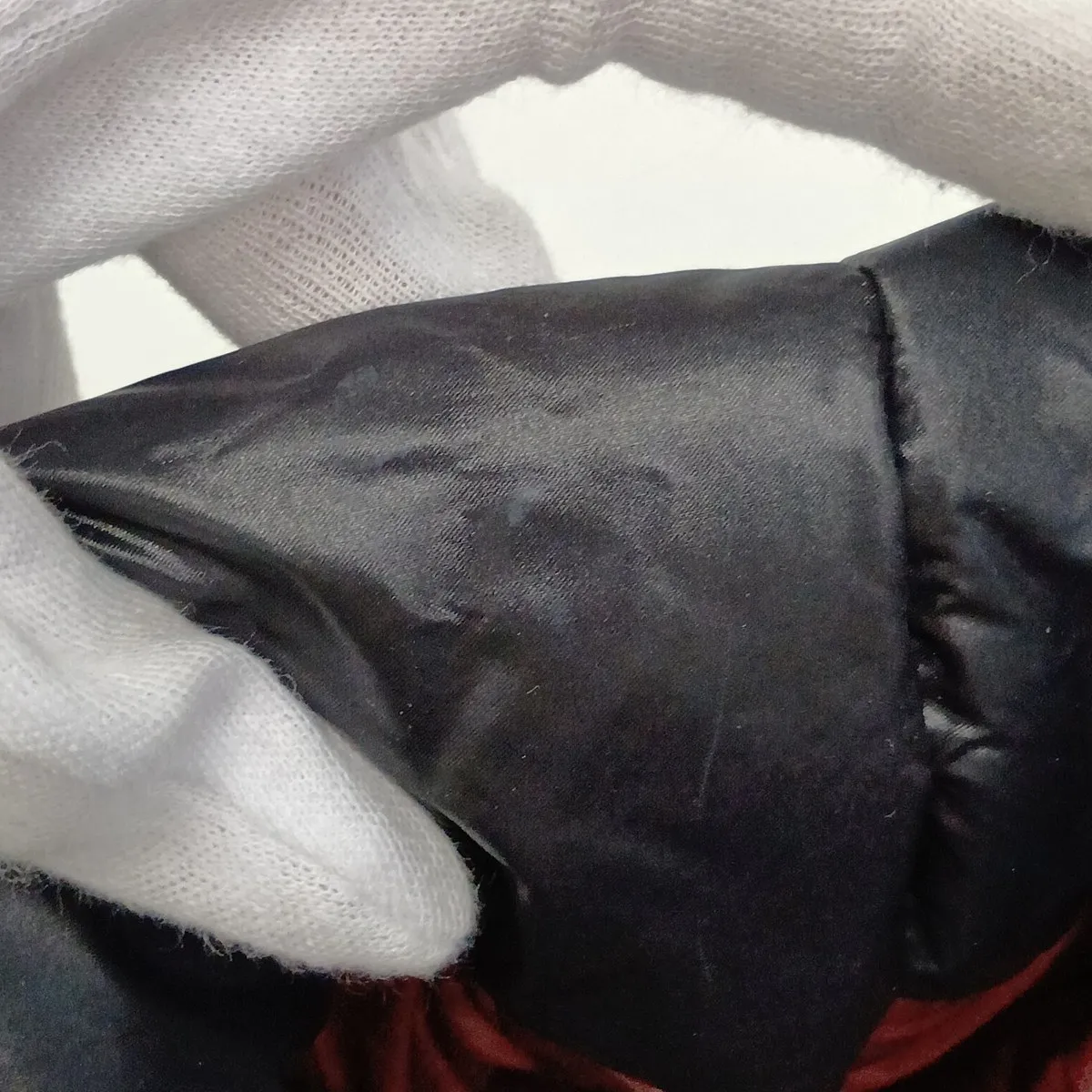 Coco Cocoon Nylon x Leather Tote Bag, Black with Silver Hardware, Item Number 17644532 (Serial Number in the 17s range), with Charm. — view 13