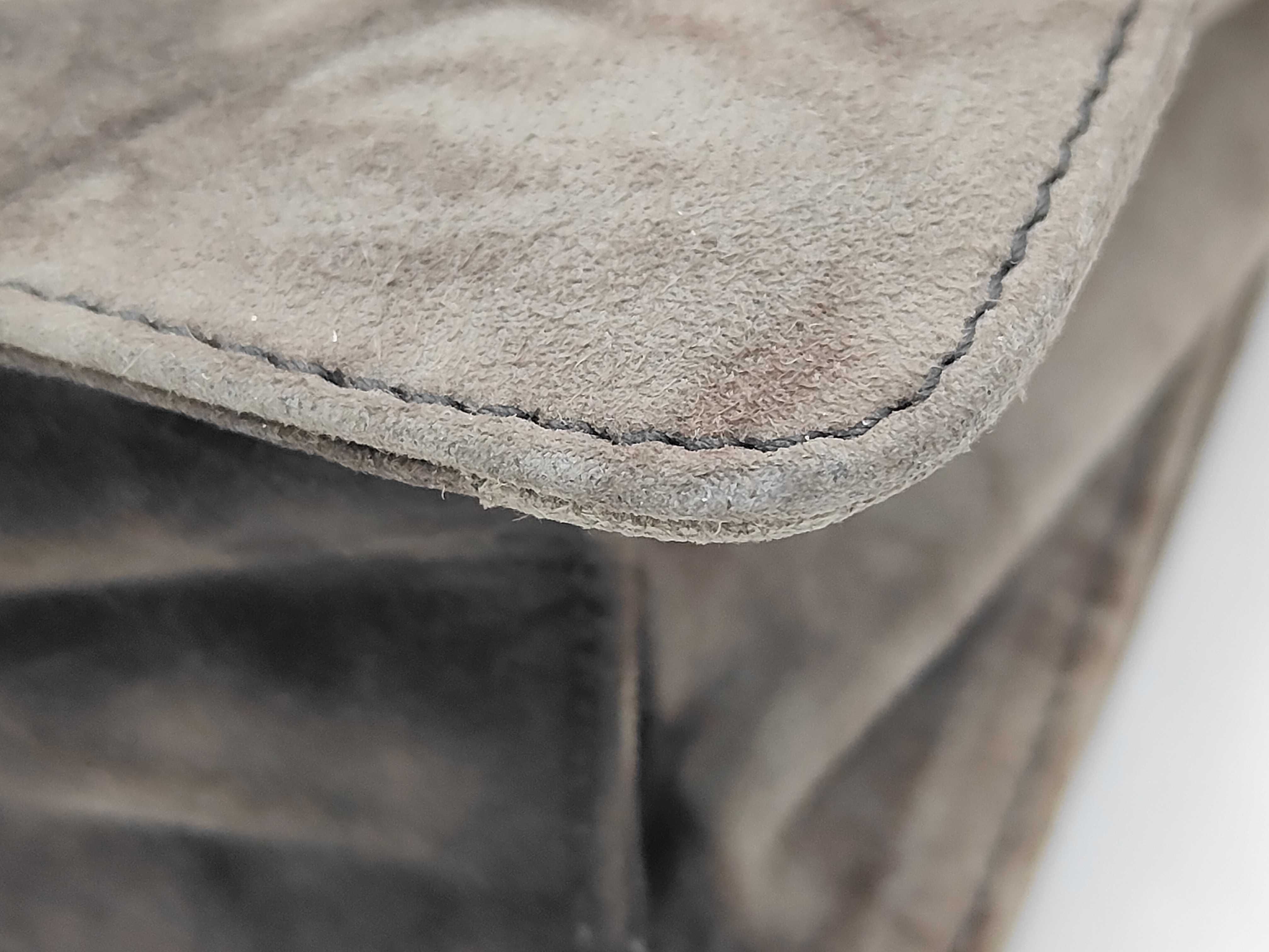 Suede Shoulder Bag with Chain — view 6