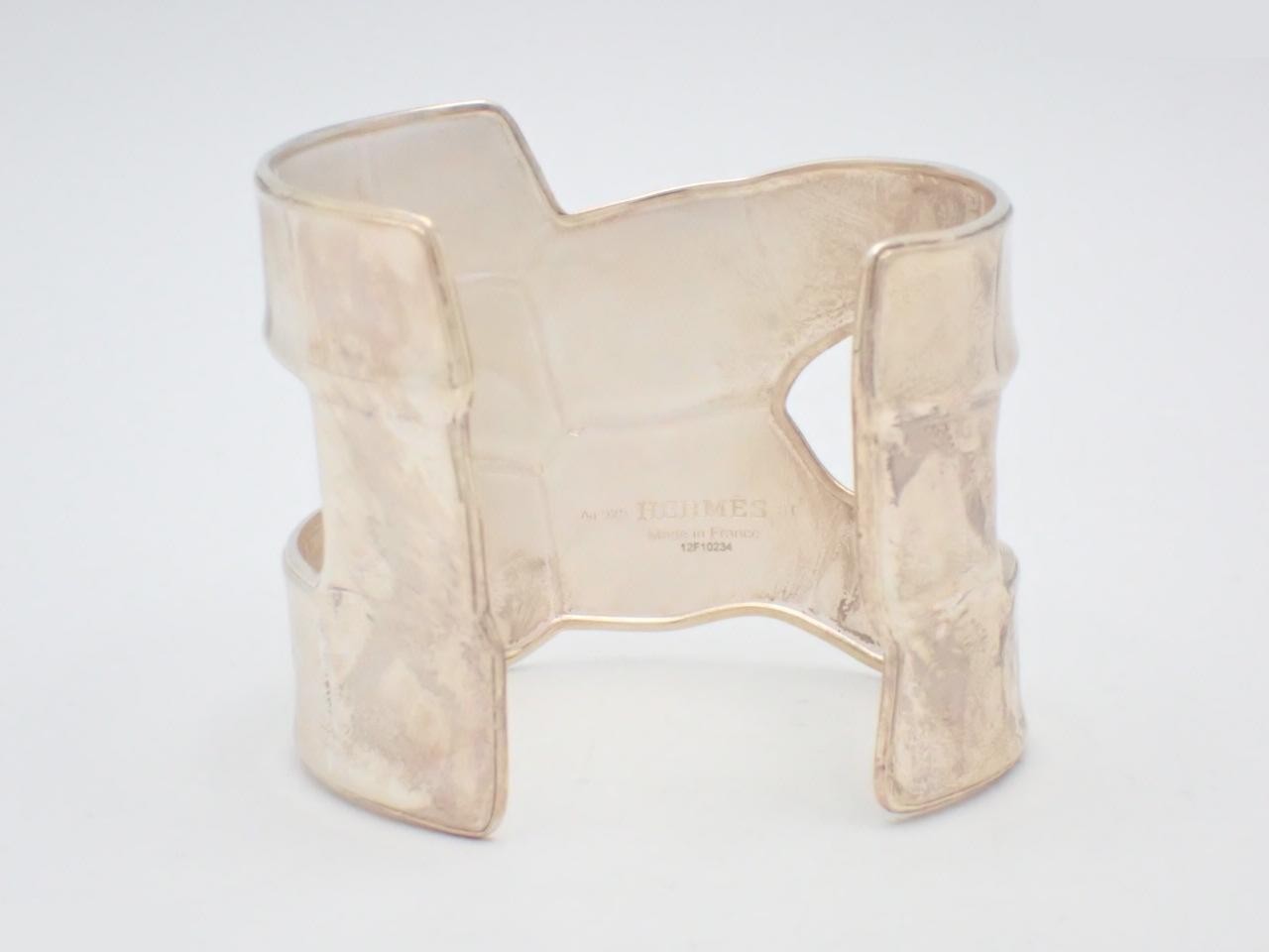Hermès Memoire Bangle Bracelet, Ag925/79.9g — view 2