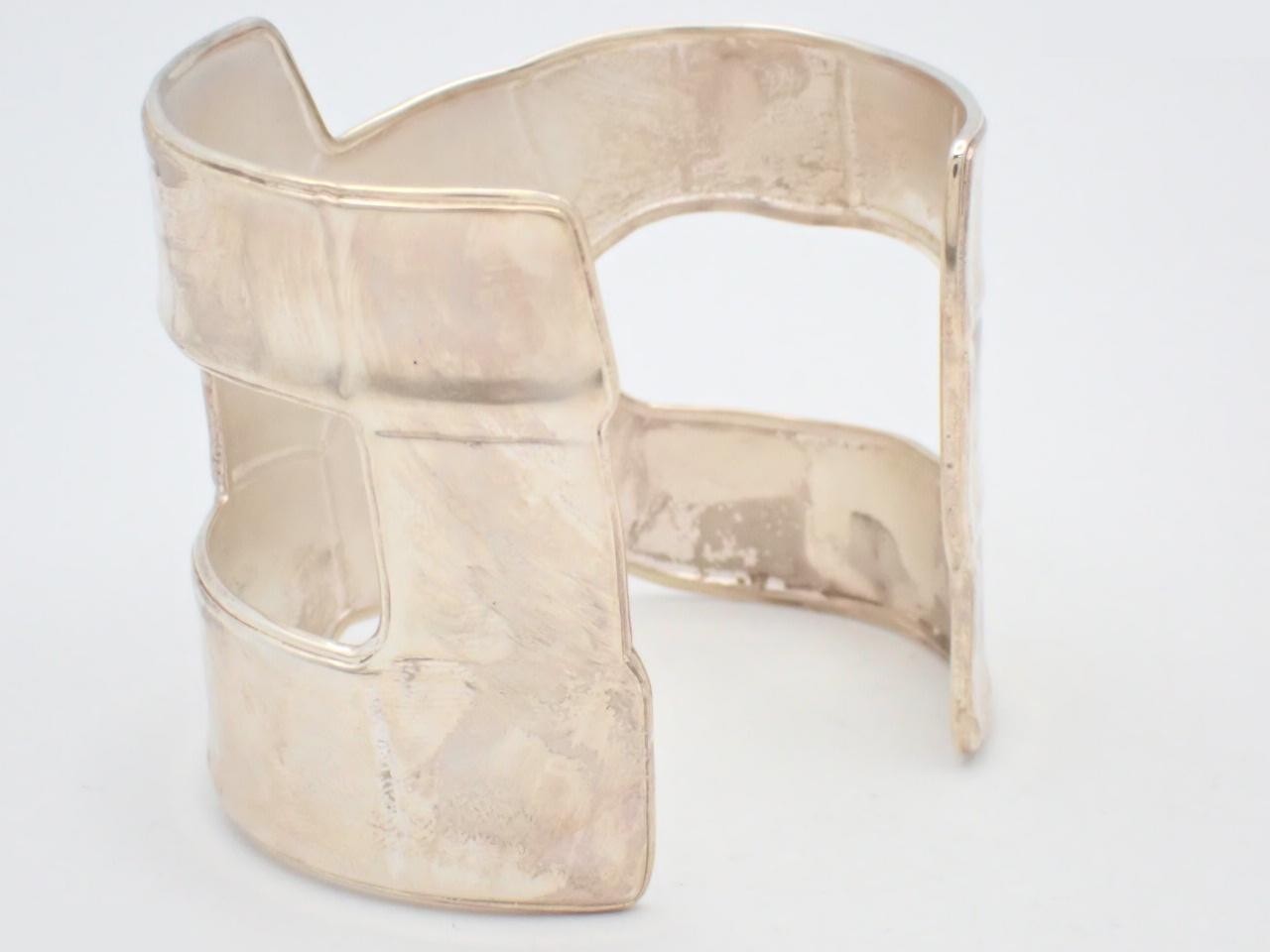 Hermès Memoire Bangle Bracelet, Ag925/79.9g — view 3