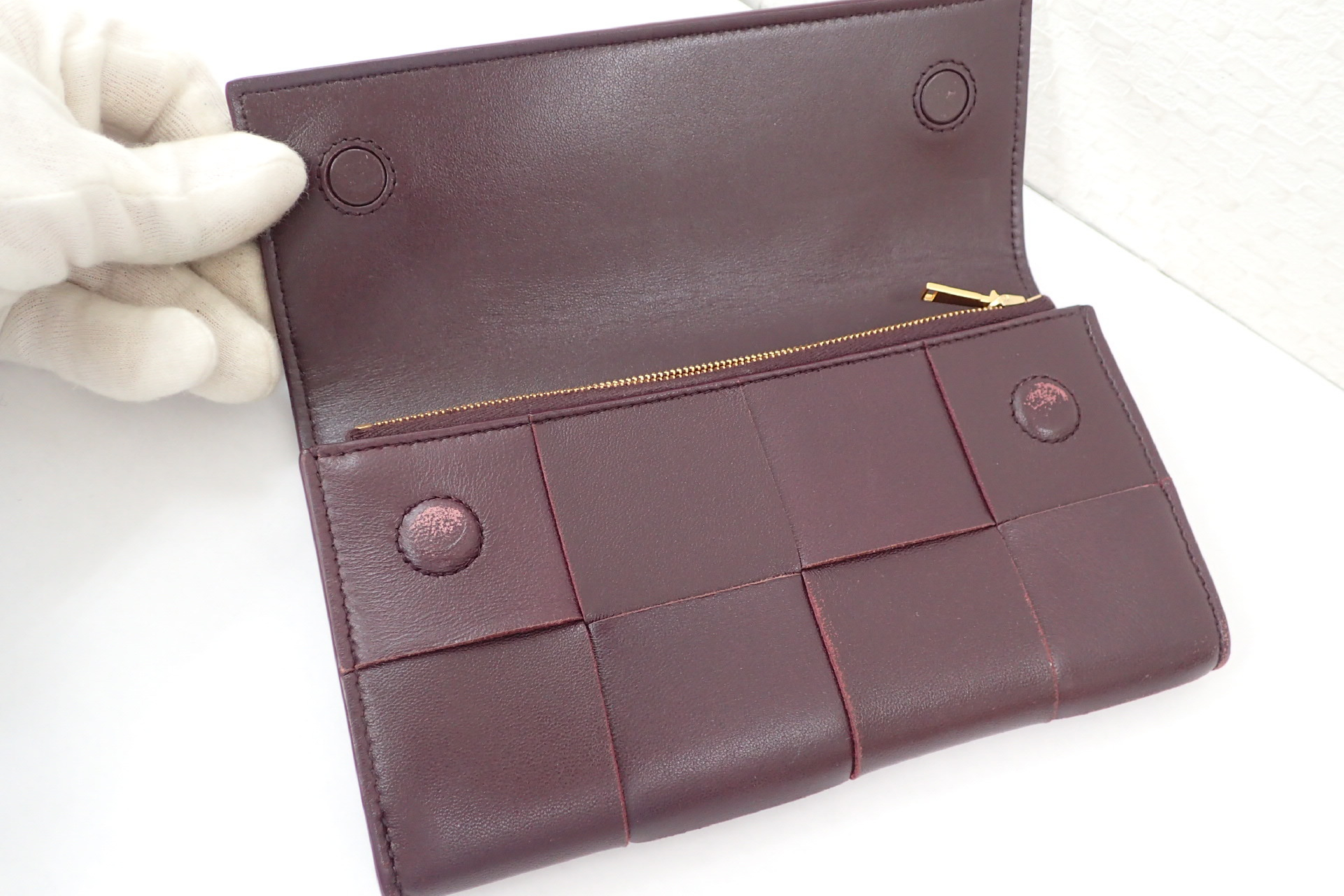 Leather Cassette Long Wallet — view 4