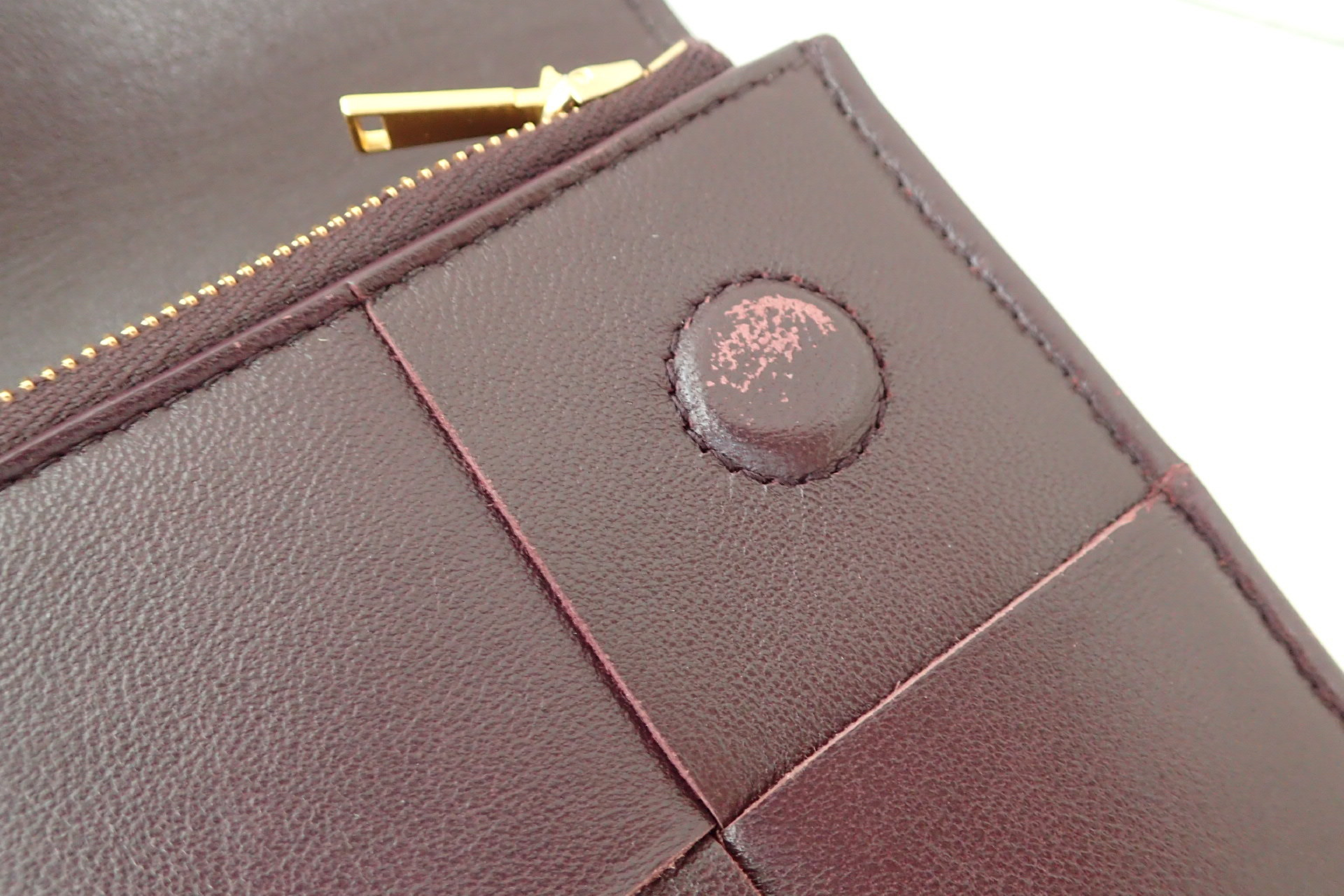 Leather Cassette Long Wallet — view 6