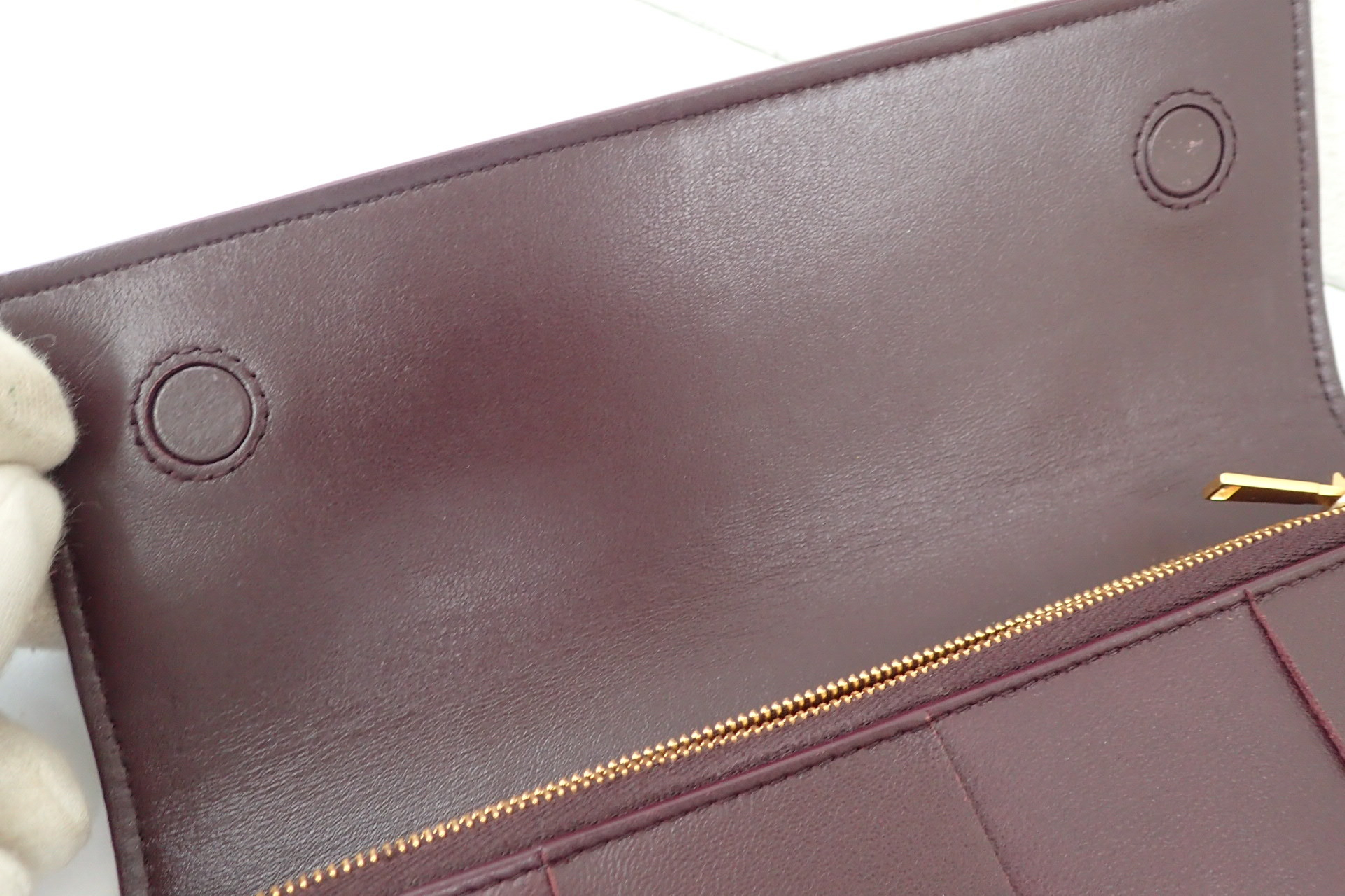 Leather Cassette Long Wallet — view 7