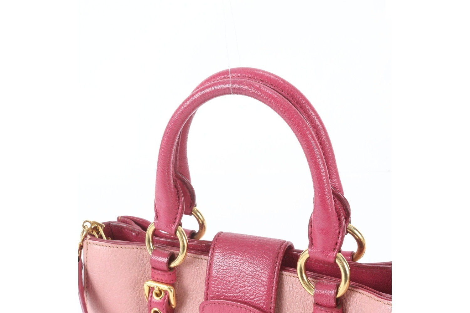 Madras Leather 2-Way Shoulder Bag, Crossbody Bag, Handbag — view 3