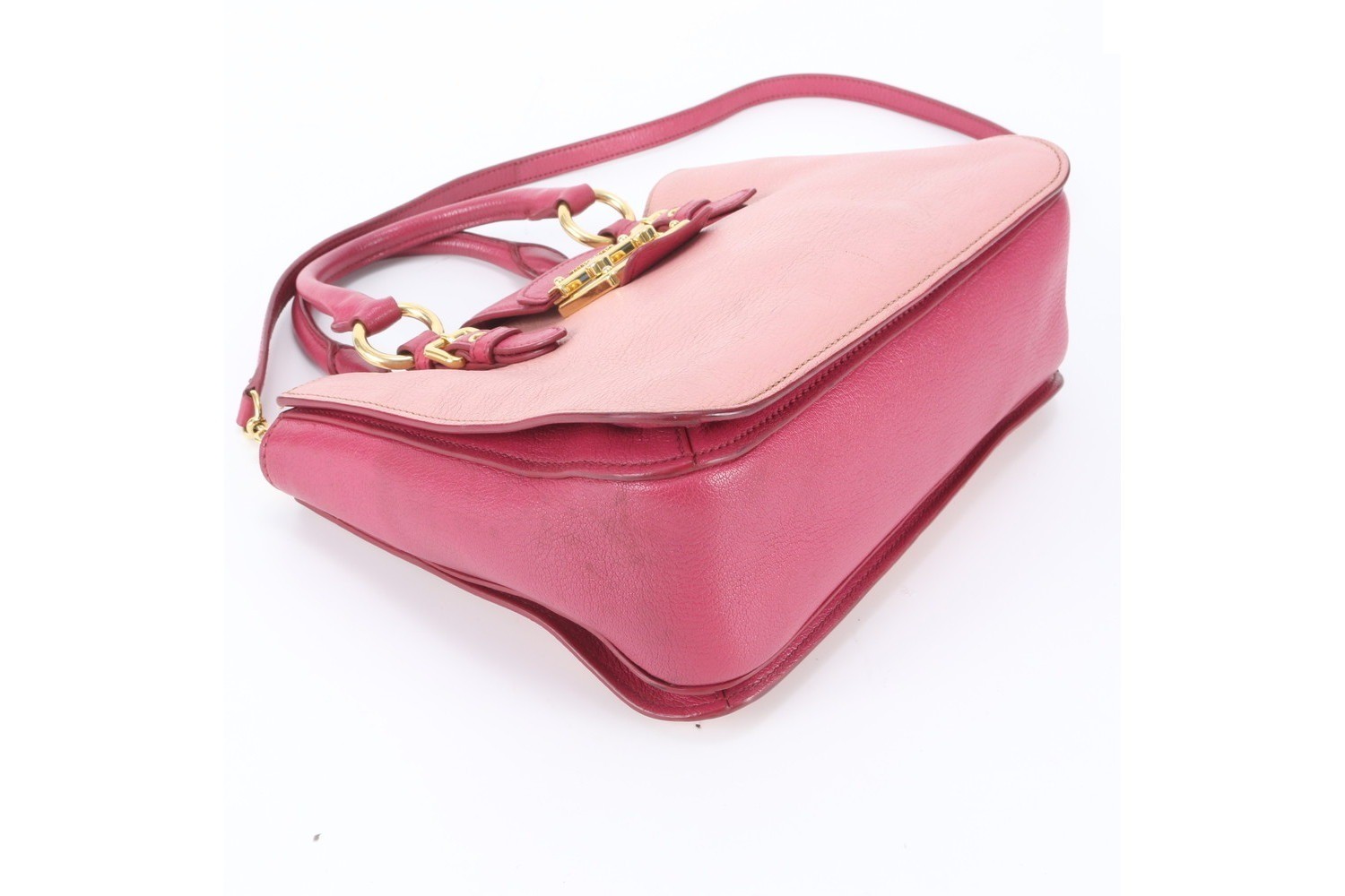 Madras Leather 2-Way Shoulder Bag, Crossbody Bag, Handbag — view 6