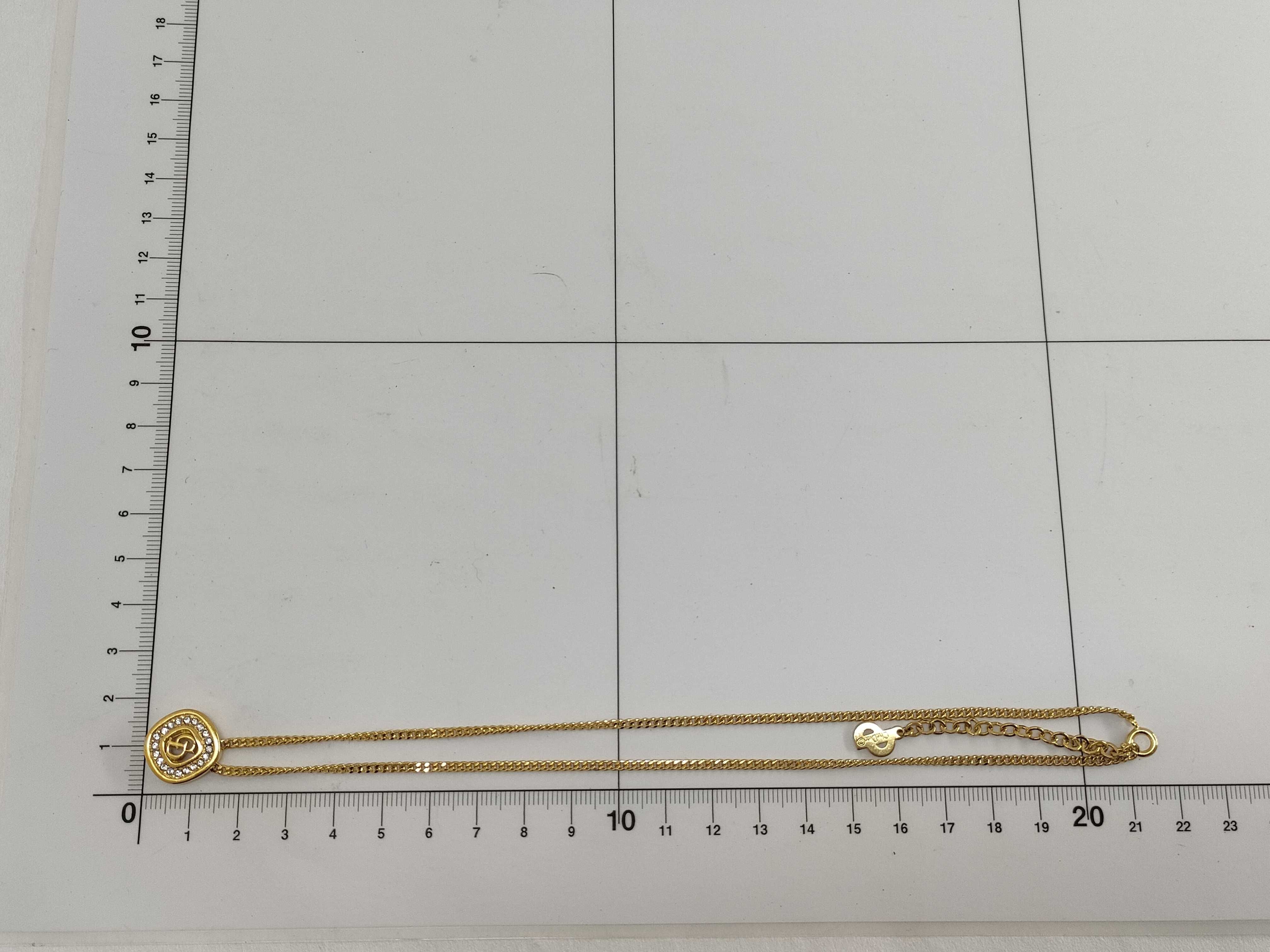 CD Rhinestone Necklace — view 6
