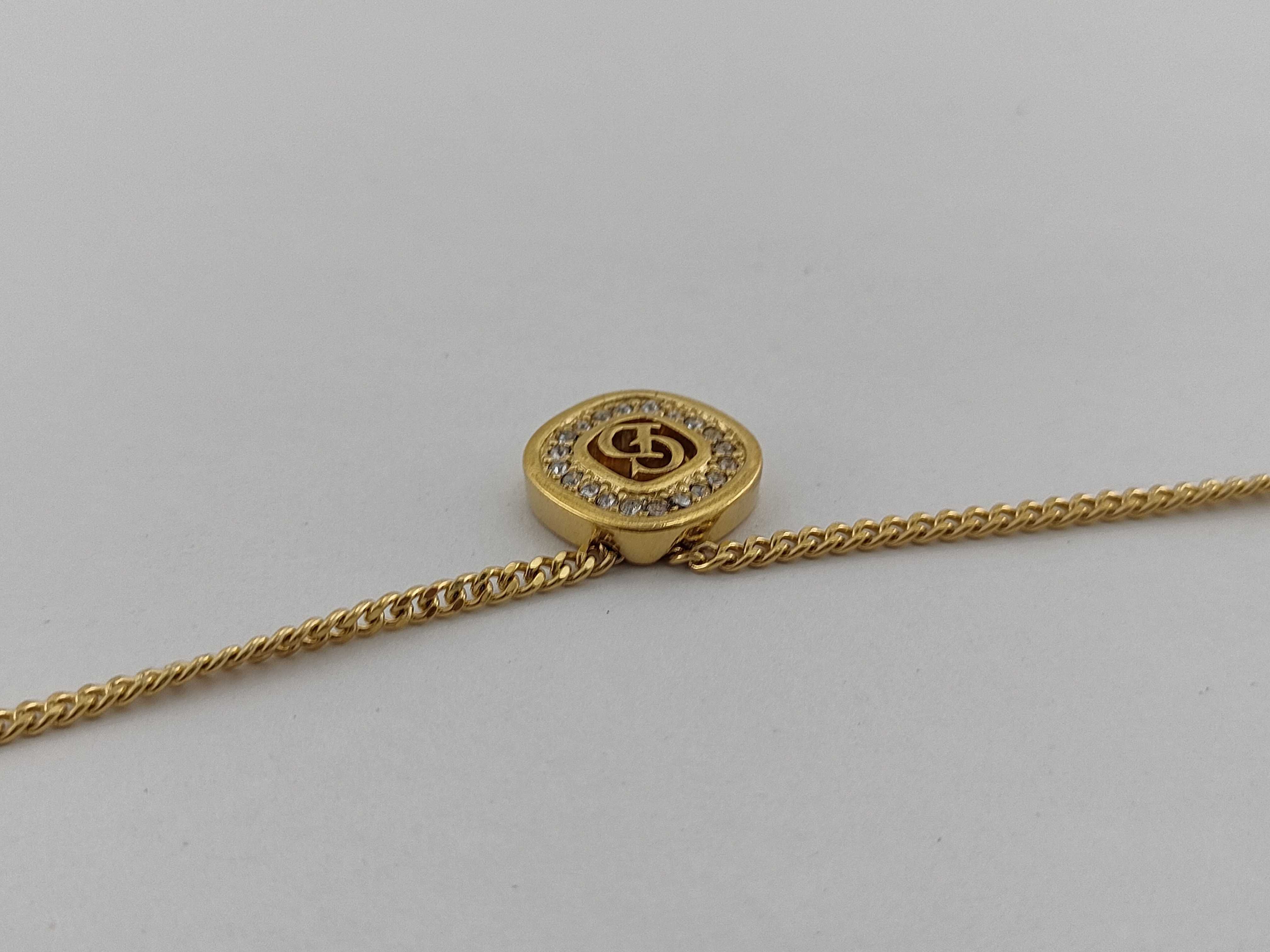 CD Rhinestone Necklace — view 8