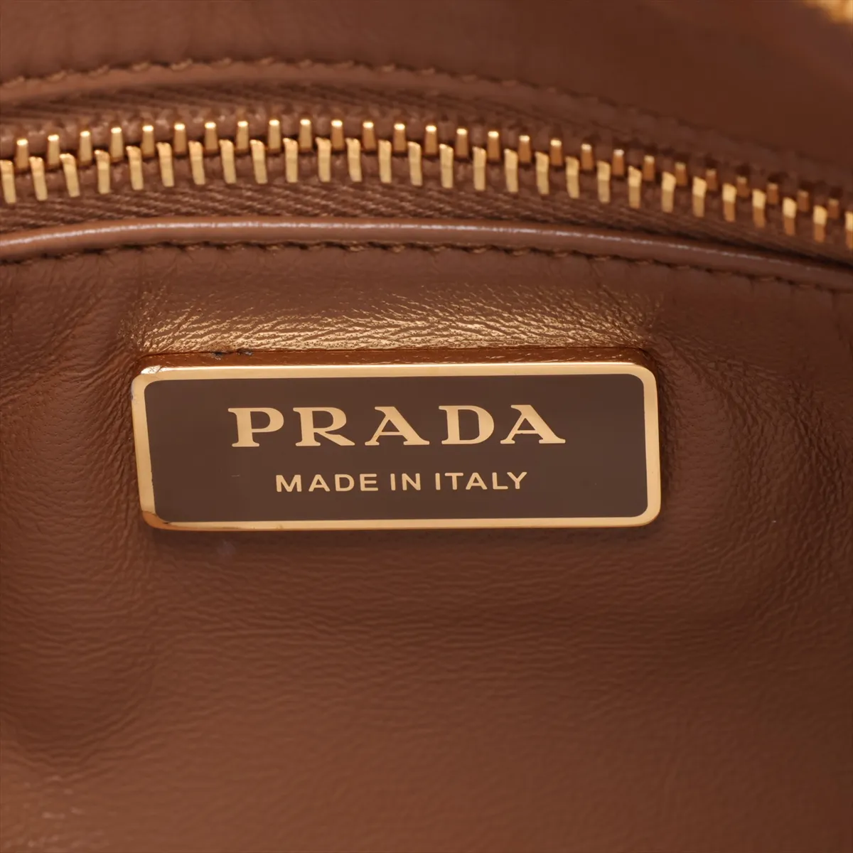 Aimé Large 1BC228 Leather Shoulder Bag Brown — view 10
