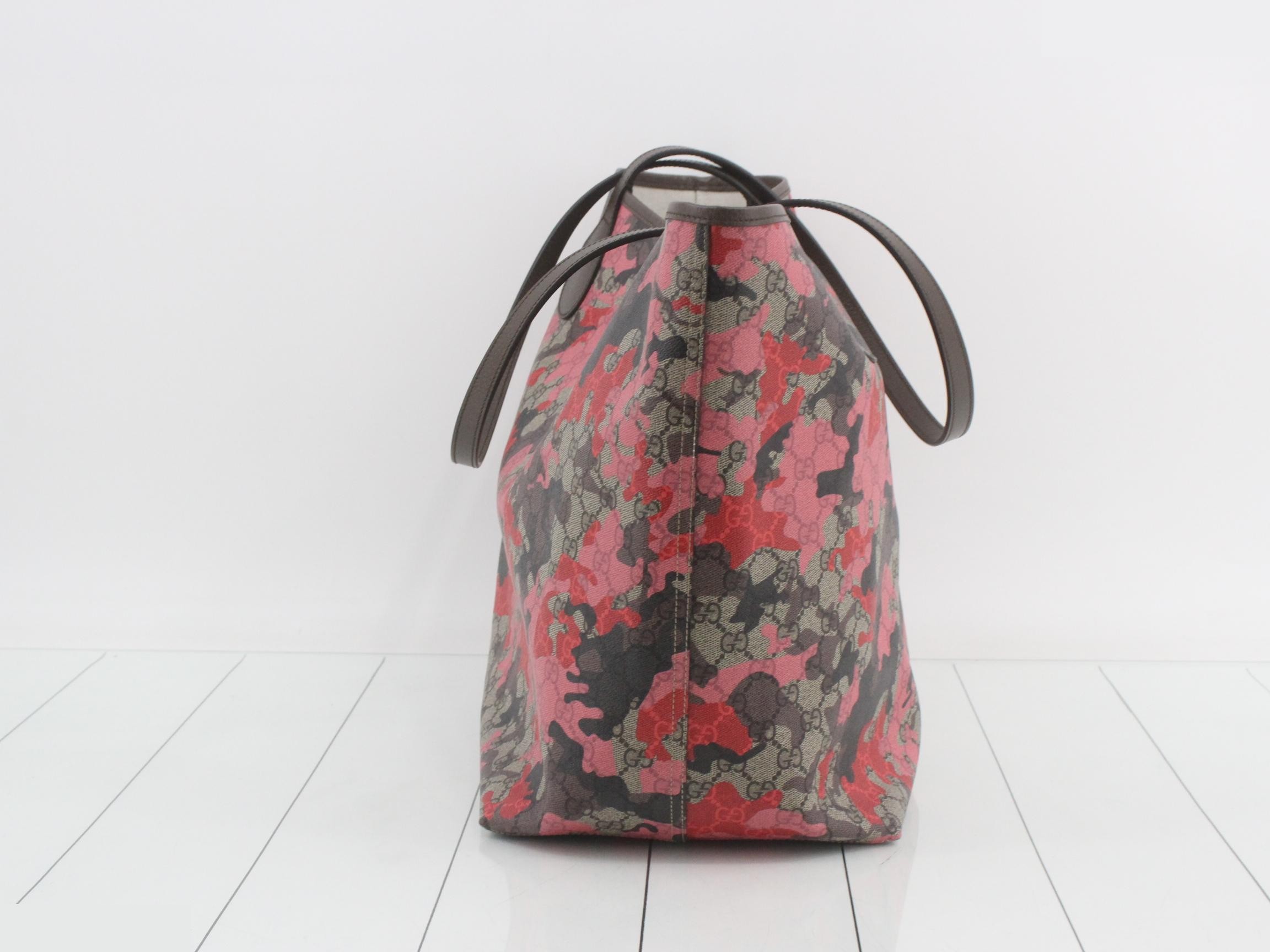 Unused GG Camouflage Tote Bag — view 3